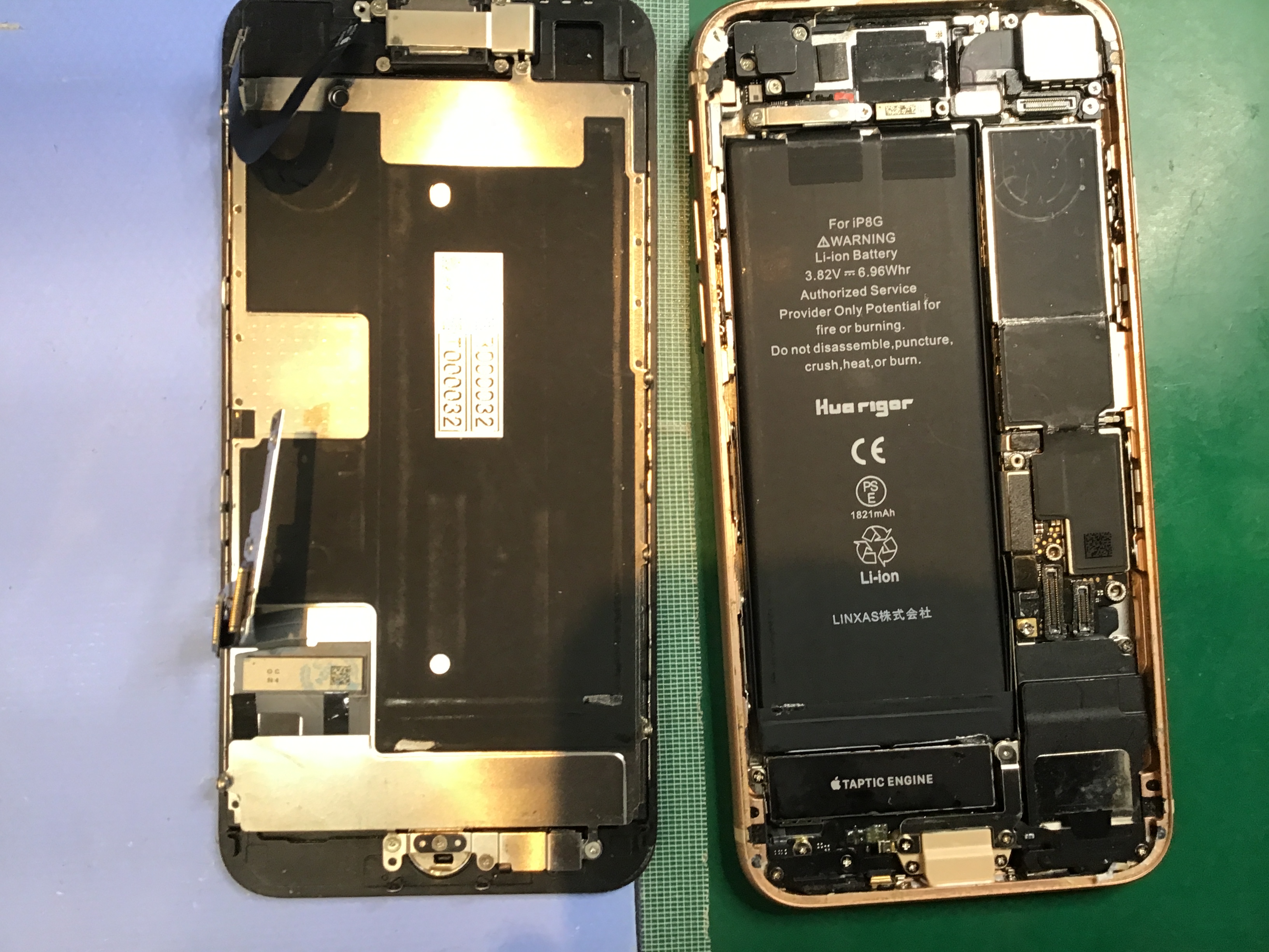 iPhone8のバッテリー交換は、データそのまま・即日修理のスマホ修理工房京王聖蹟桜ヶ丘ショッピングセンターB館店へ！