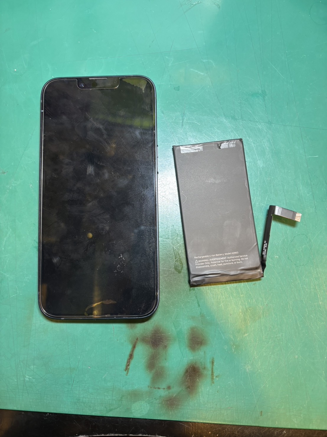 iPhone 14のバッテリー交換を承りました！【スマホ修理工房 調布パルコ店】