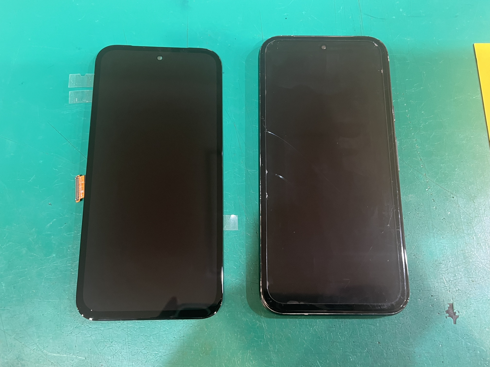 Google Pixel 8a タッチ不良が発生している画面の状態