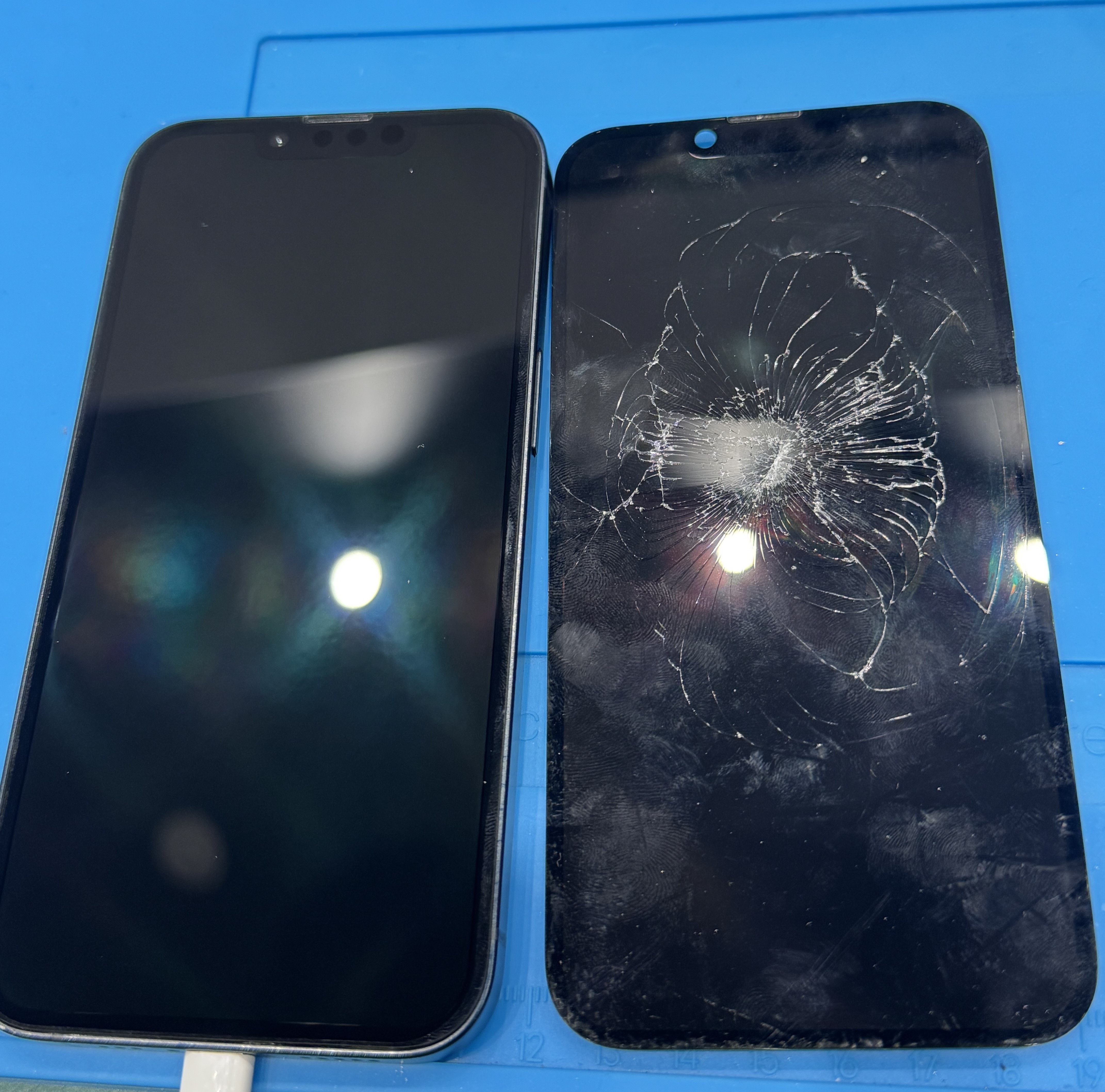 iPhone14の画面、タッチきかなくなっちゃった・・・即日修理！スマホ修理工房テラスモール湘南店