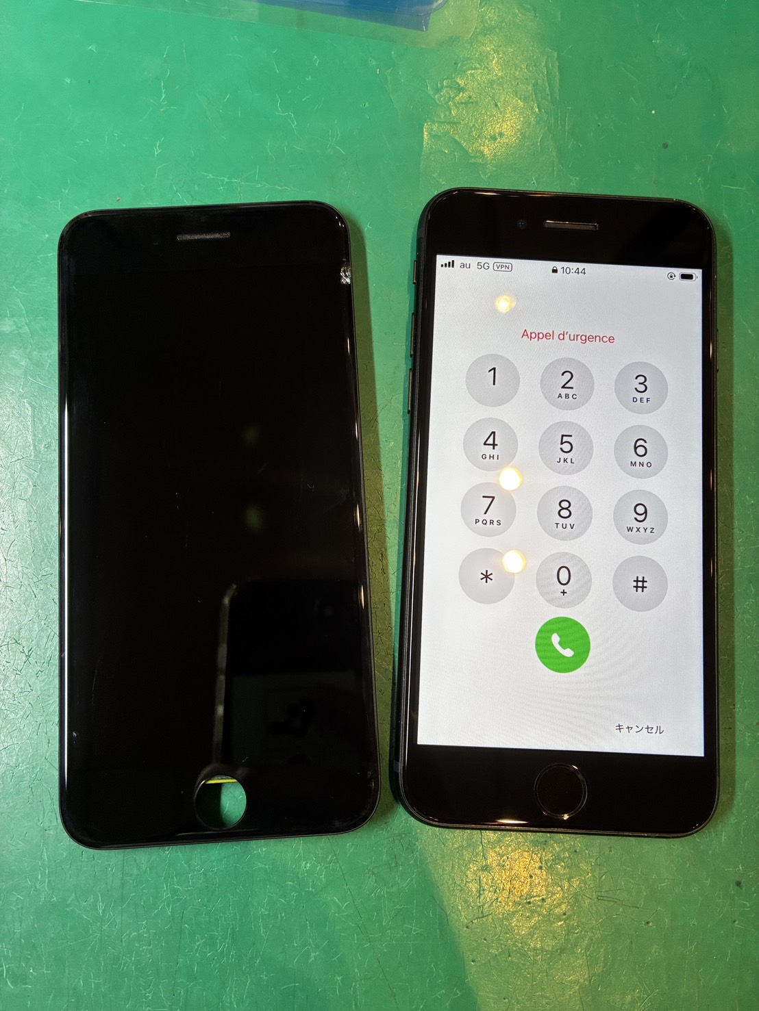 画面が割れてしまったiPhone SE3　画面交換を行いました！【スマホ修理工房ミーツ国分寺店】