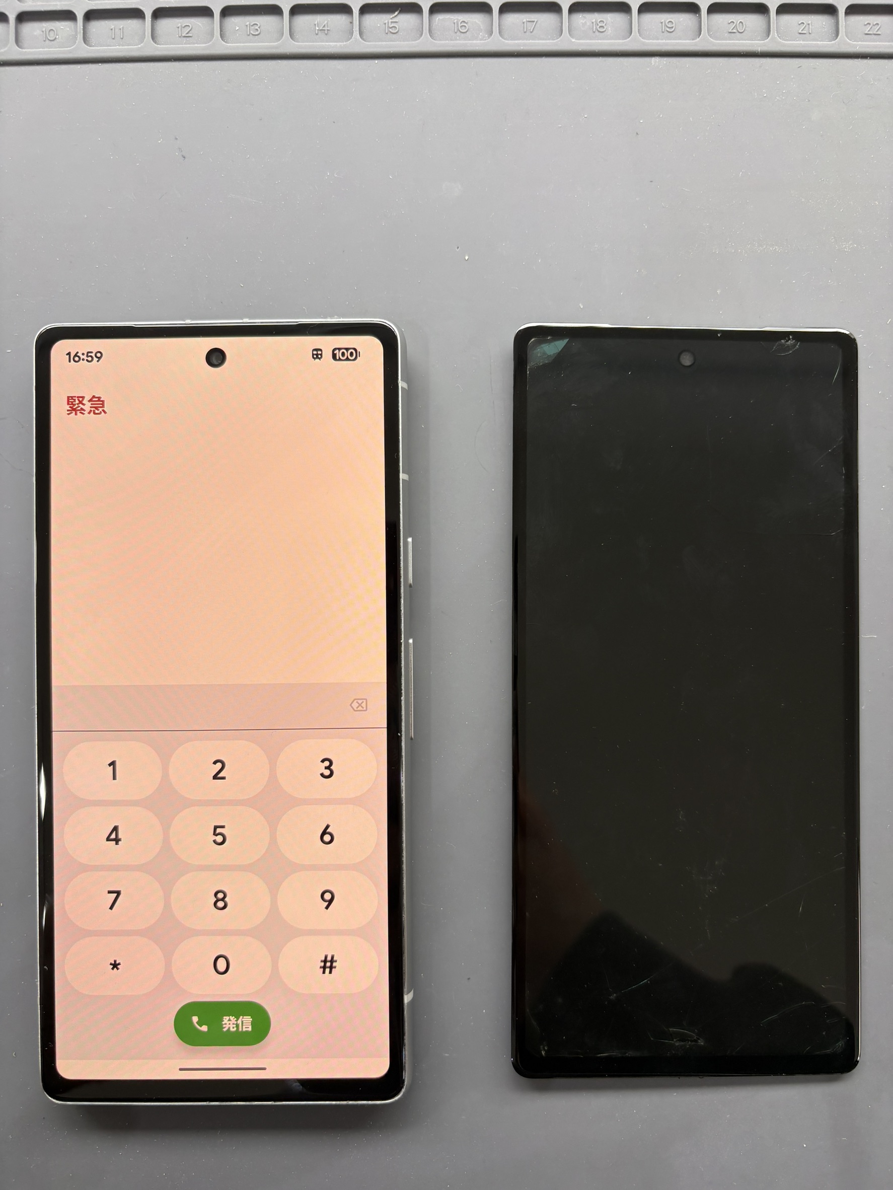 画面が真っ暗で何も表示されないGooglepixel7aの液晶交換修理！【スマホ修理工房大和店】
