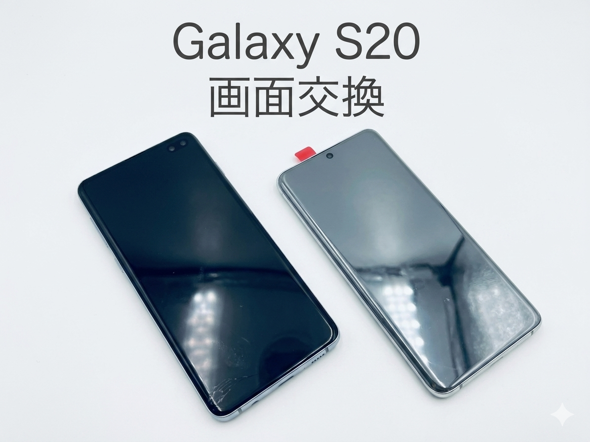 Galaxy S20(ギャラクシー)の画面交換修理を行いました！