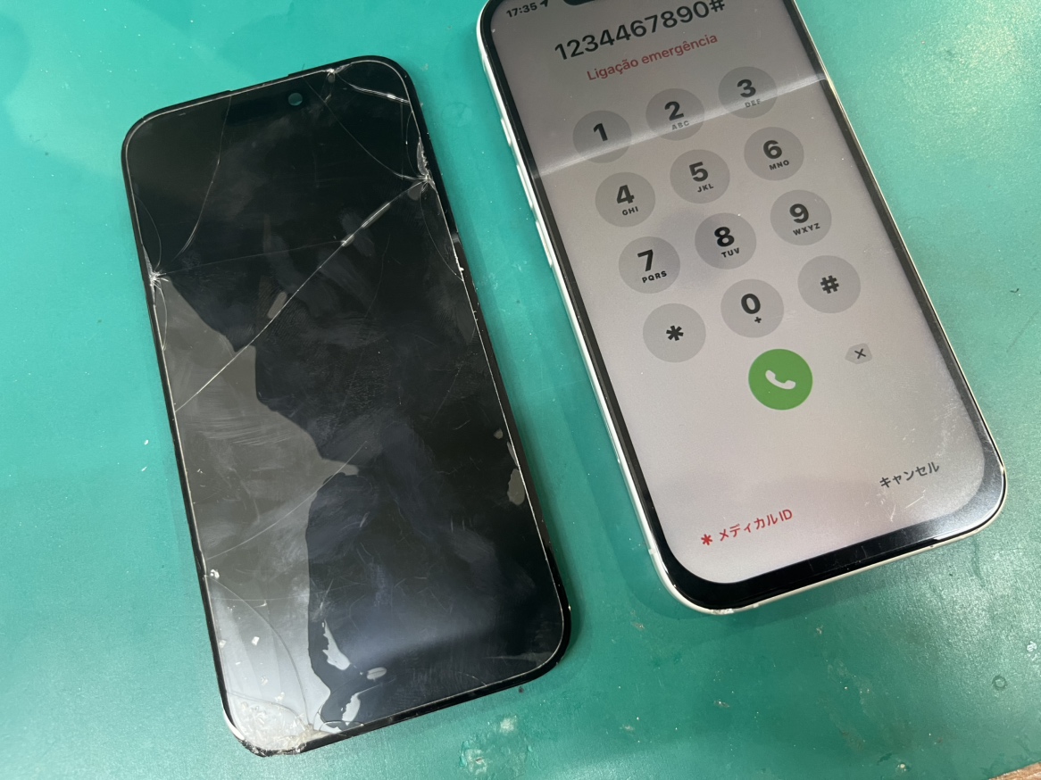 【iPhone 16】画面割れと表示不良も即日修理！