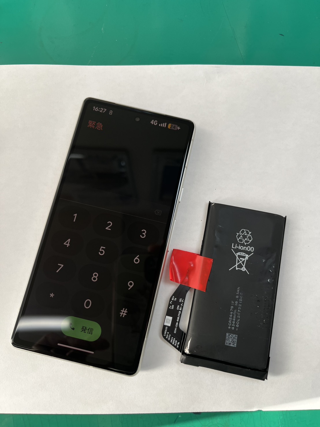 バッテリー膨張は危険です！Pixel7a(ピクセル)バッテリー交換【スマホ修理工房大井町店】