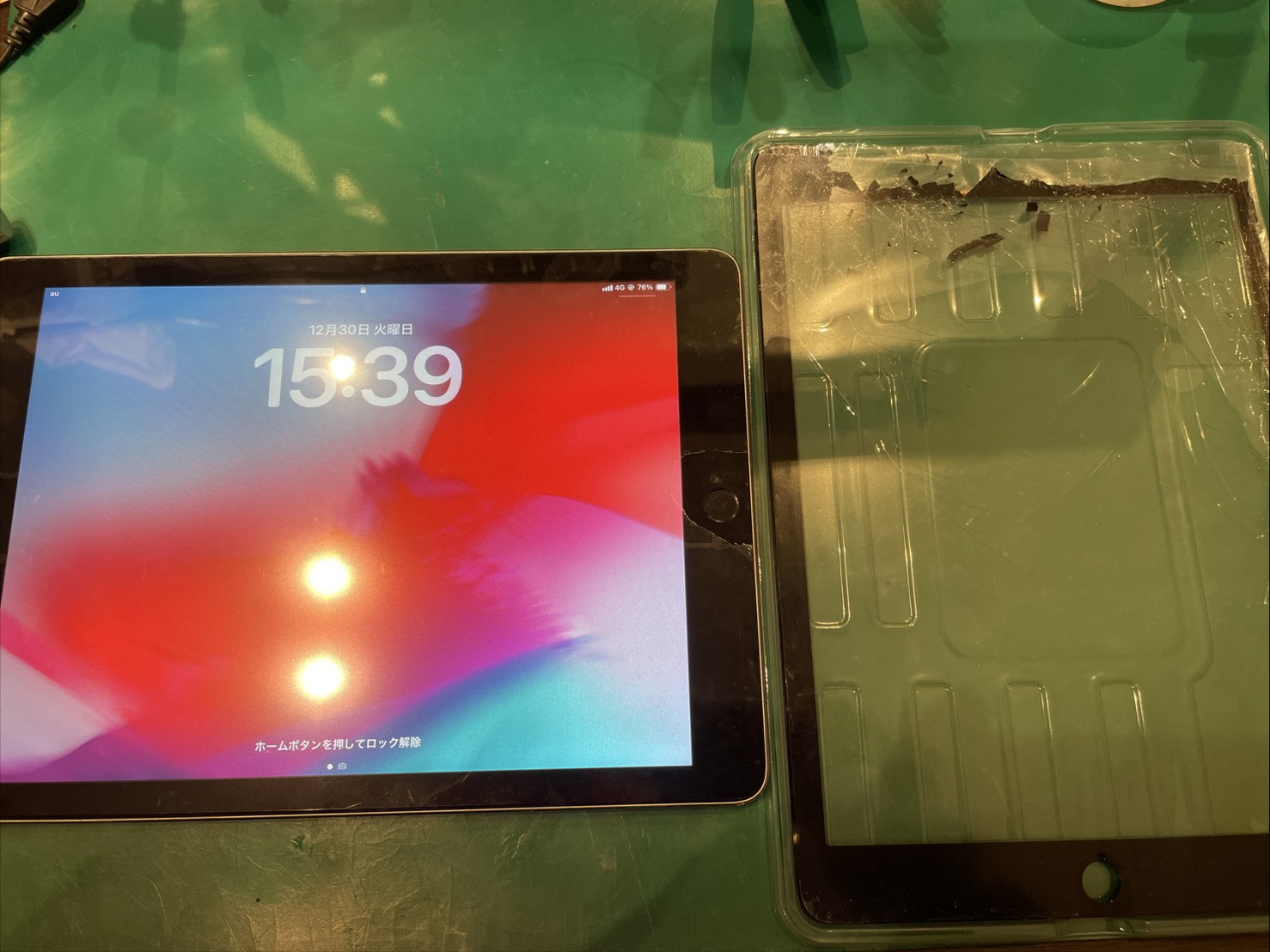 落として画面が割れてしまった iPad8 画面交換【スマホ修理工房ミーツ国分寺店】