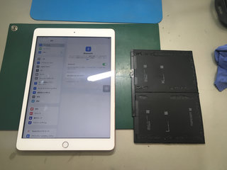 【釧路店】iPad7のバッテリー交換承りました！