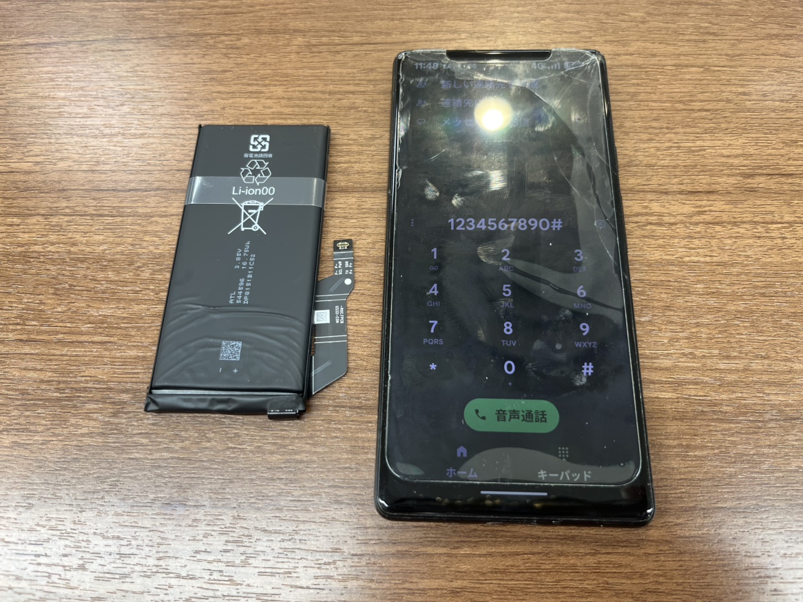 【Google Pixel 6a】バッテリー交換！60分の即日修理対応！