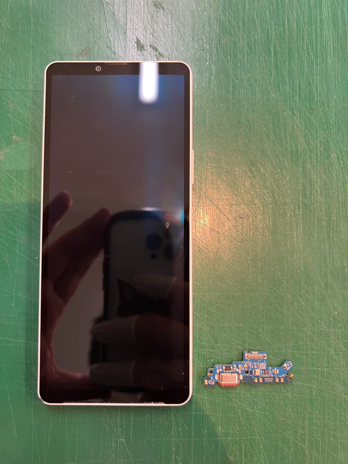 【XPERIA 10Ⅴ】のドック交換の修理を承りました-スマホ修理工房和光市駅北口店-