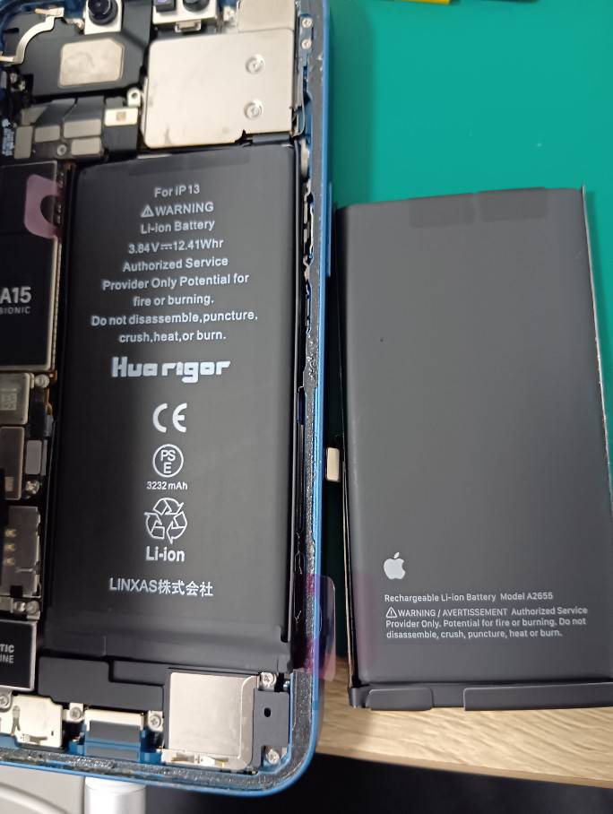 📱iPhone13のバッテリー交換を行いました🔋