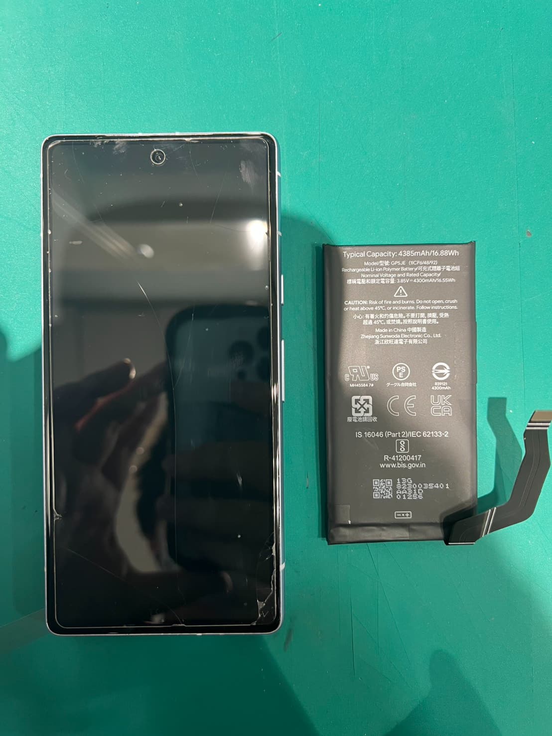 【Google Pixel 7a】のバッテリー交換の修理を承りました-スマホ修理工房和光市駅北口店-