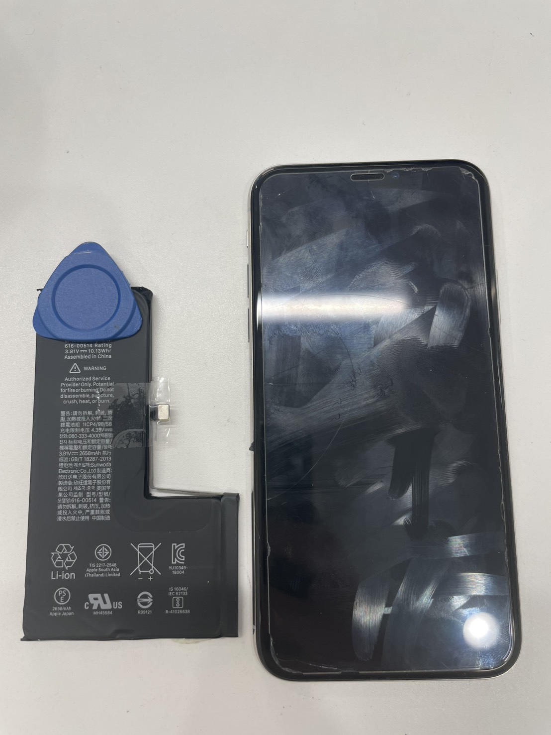 iPhoneXSのバッテリー交換の修理を承りました！！-スマホ修理工房和光市駅北口店-
