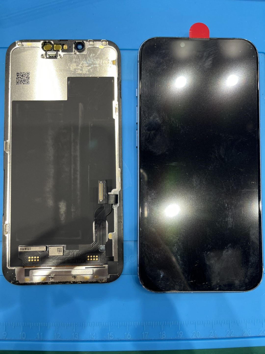 iPhone 13（アイフォン サーティーン）の水没トラブル｜画面が真っ暗に…洗浄相談の結果、画面交換のみで復旧したケース