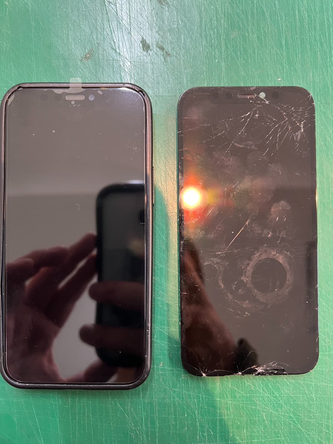 【iPhone12 mini】の液晶画面交換の修理を承りました-スマホ修理工房和光市駅北口店-