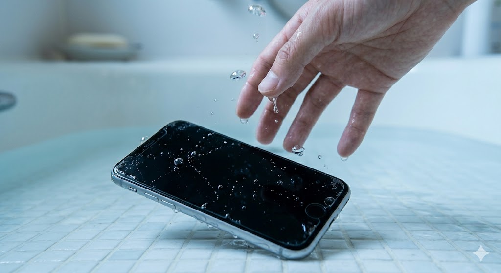 ☔梅雨入り前に要確認！スマホを水没させた時の「絶対にやってはいけない」NG行動3選☔