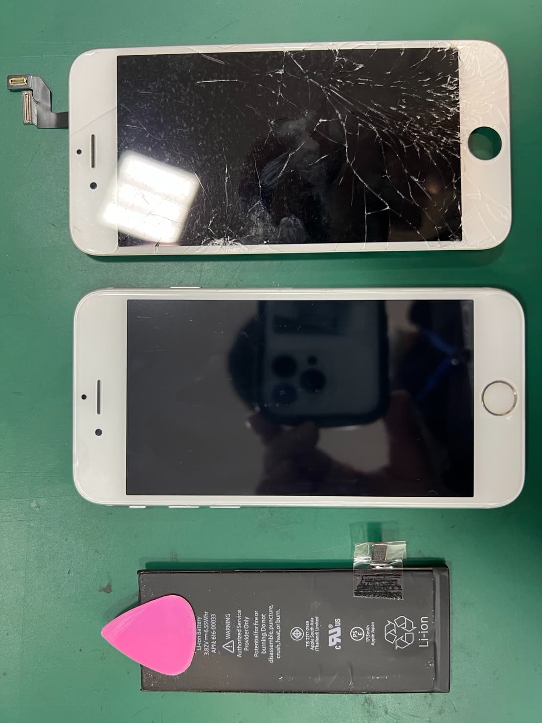 【iPhone6s 】の画面とバッテリー交換の修理を承りました-スマホ修理工房和光市駅北口店-