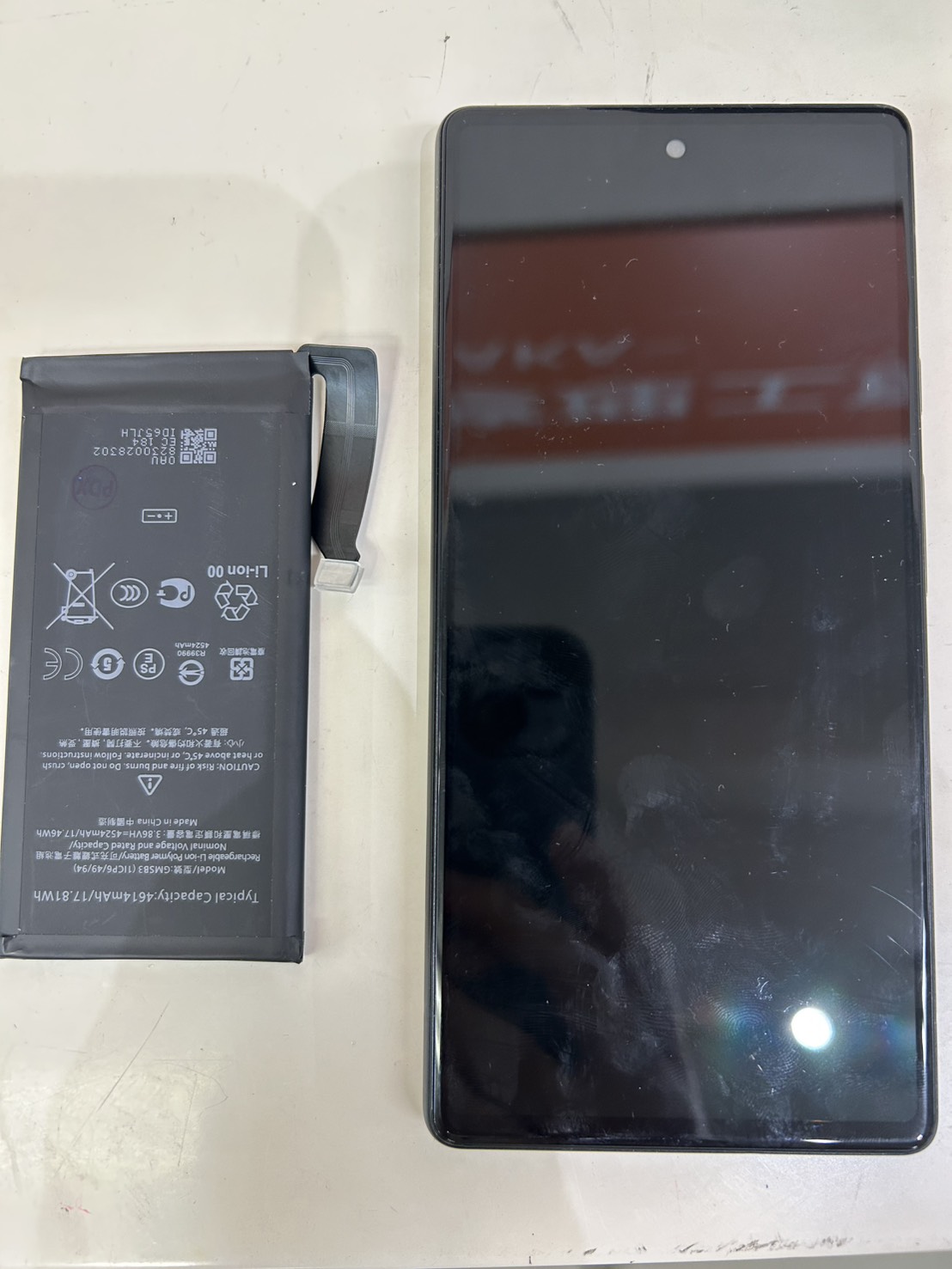 pixel6a　バッテリー交換を行いました！【スマホ修理工房三鷹店】