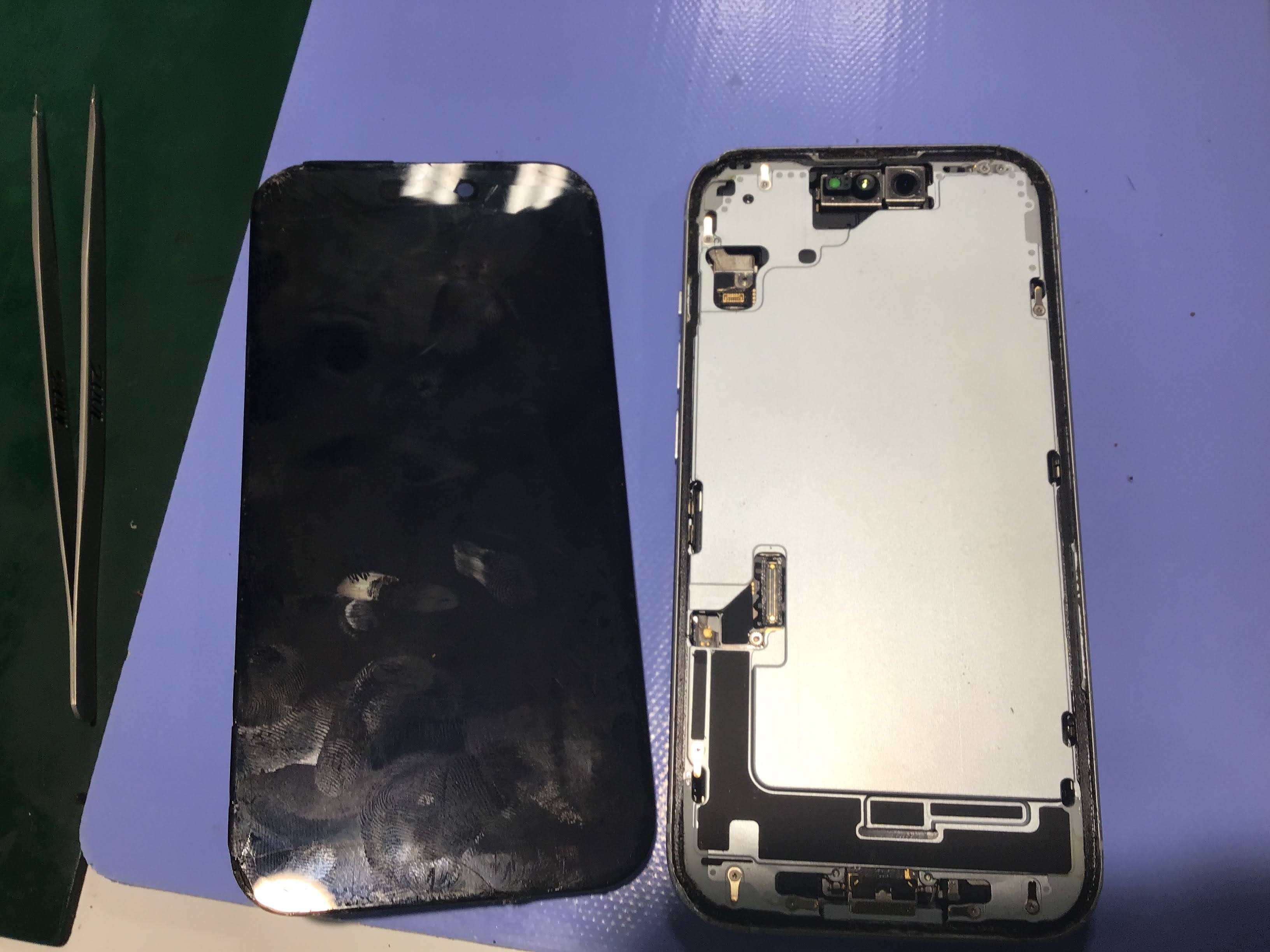 【iPhone15】画面交換をさせていただきました｜スマホ修理工房 秋津店