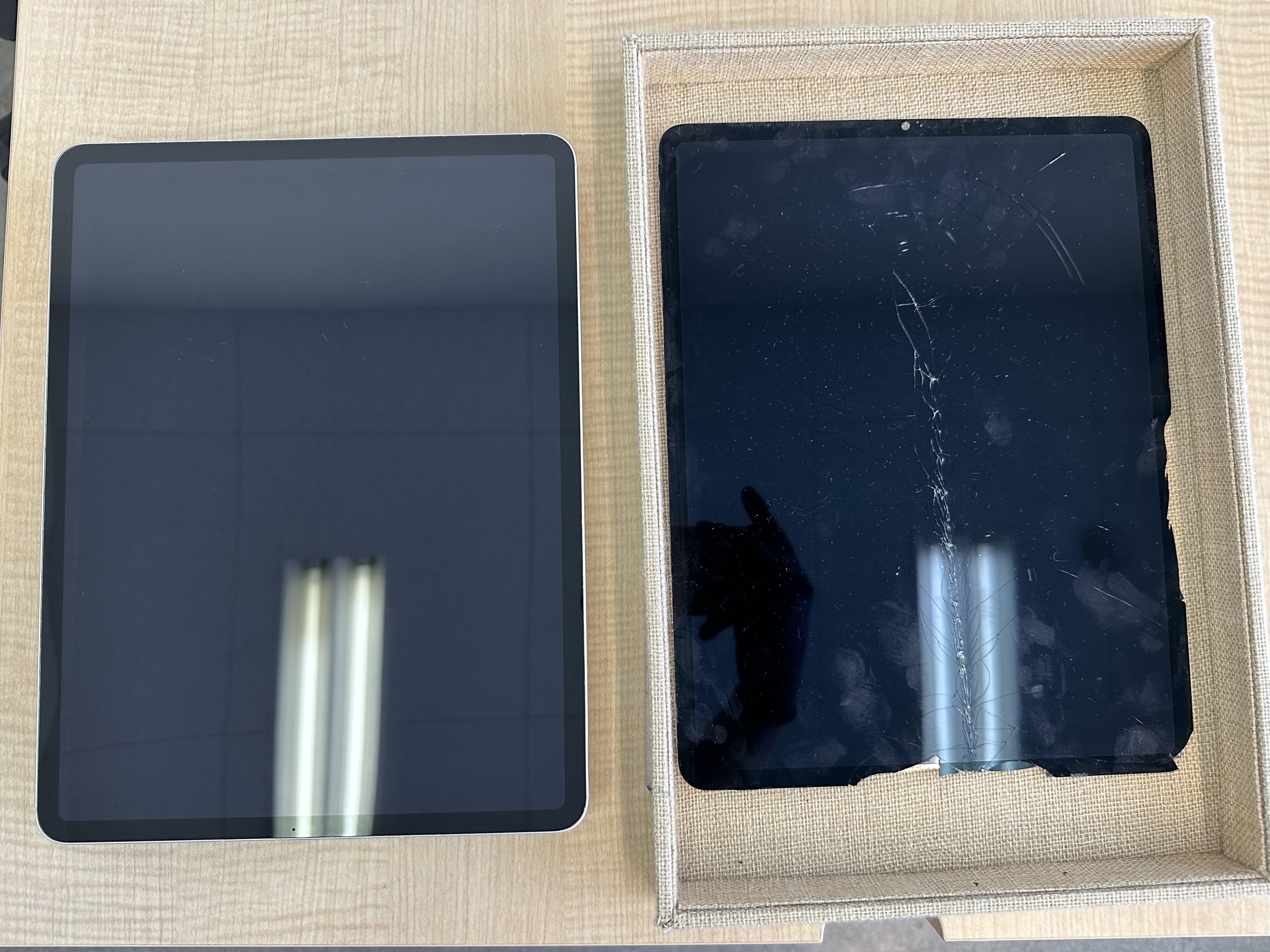 【iPad Pro 12.9 第五世代】iPadのガラス割れスマホ修理工房カインズ前橋吉岡店へお任せください！