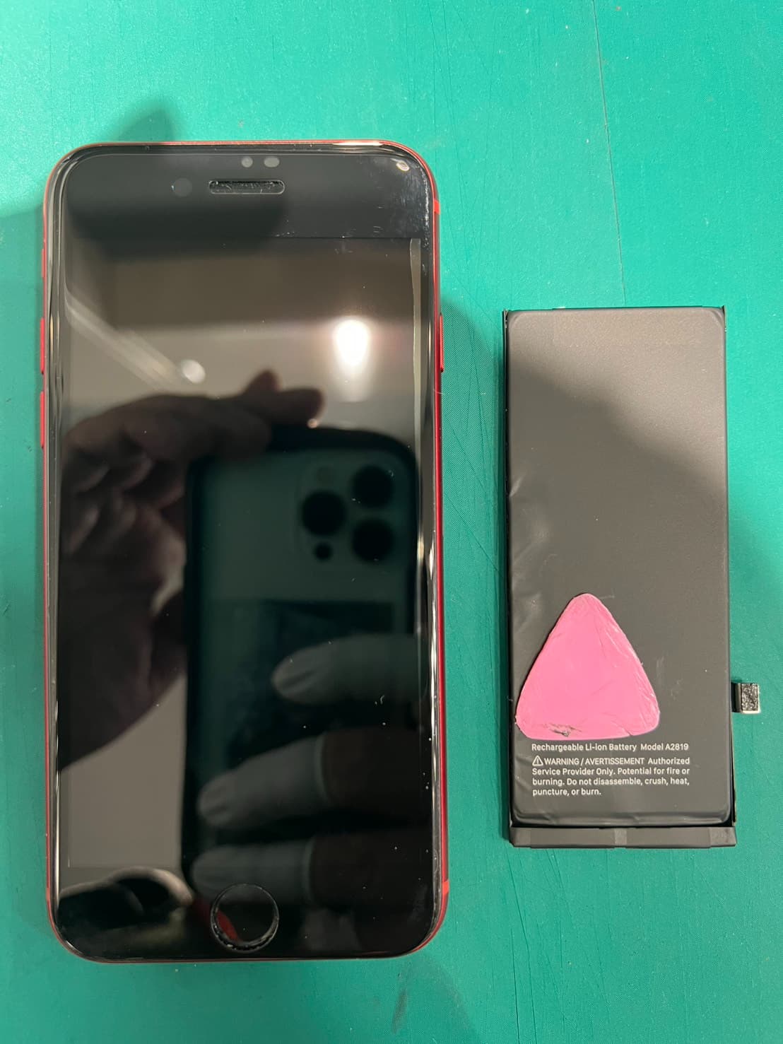 【iPhoneSE3】バッテリー交換の修理を承りました-スマホ修理工房和光市駅北口店-