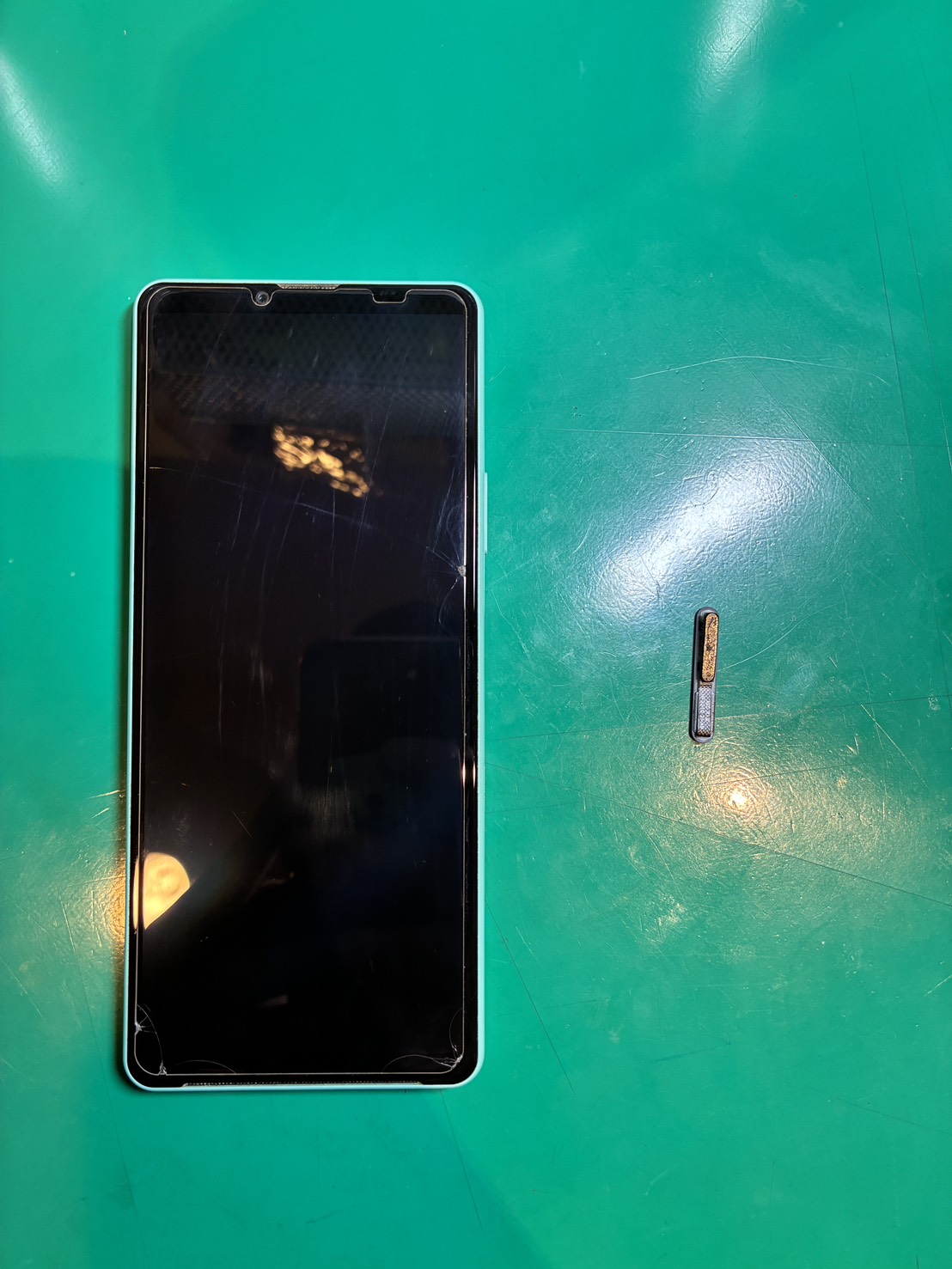Xperia 10 Ⅳ 電源ボタン陥没修理【スマホ修理工房 調布パルコ店】