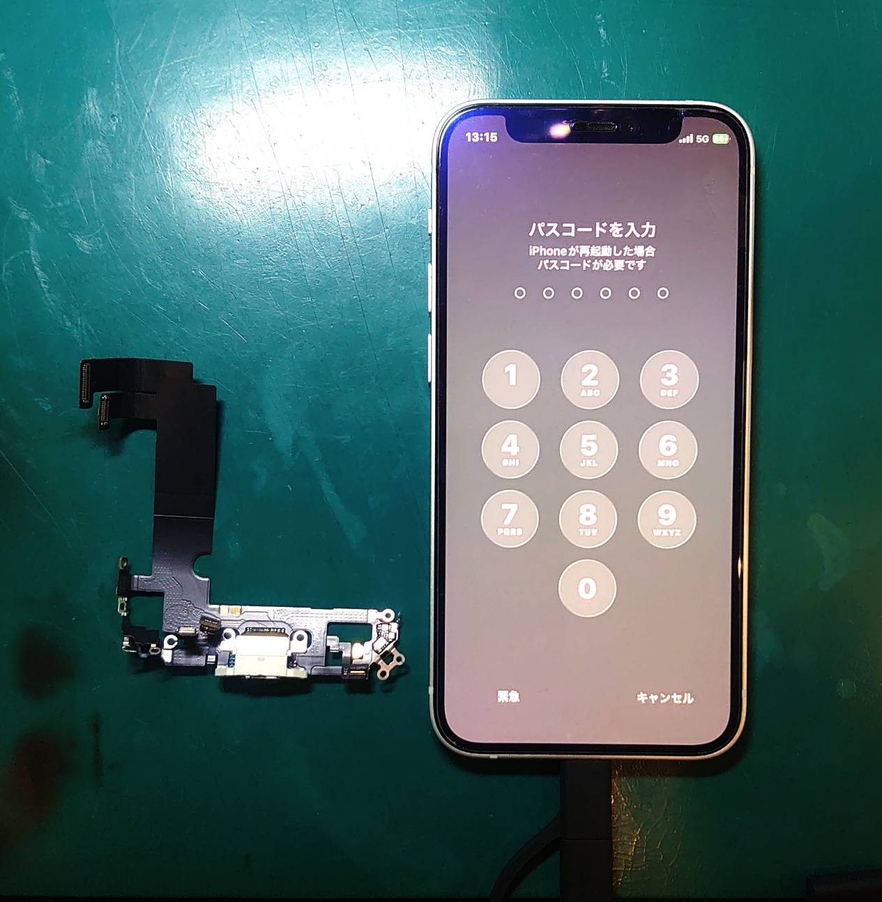 iPhone12mini充電口の交換しました！【スマホ修理工房 調布パルコ店】