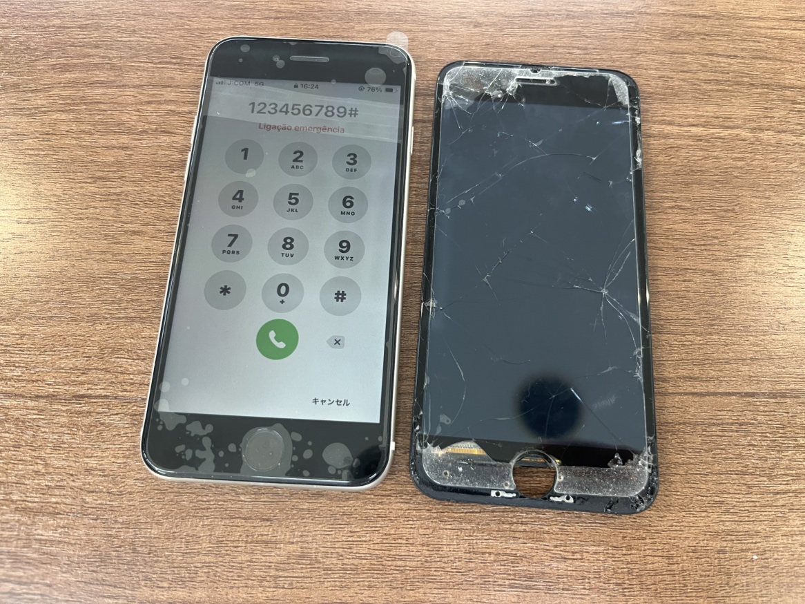 iPhone SE（第2世代）画面交換は即日対応しております！！