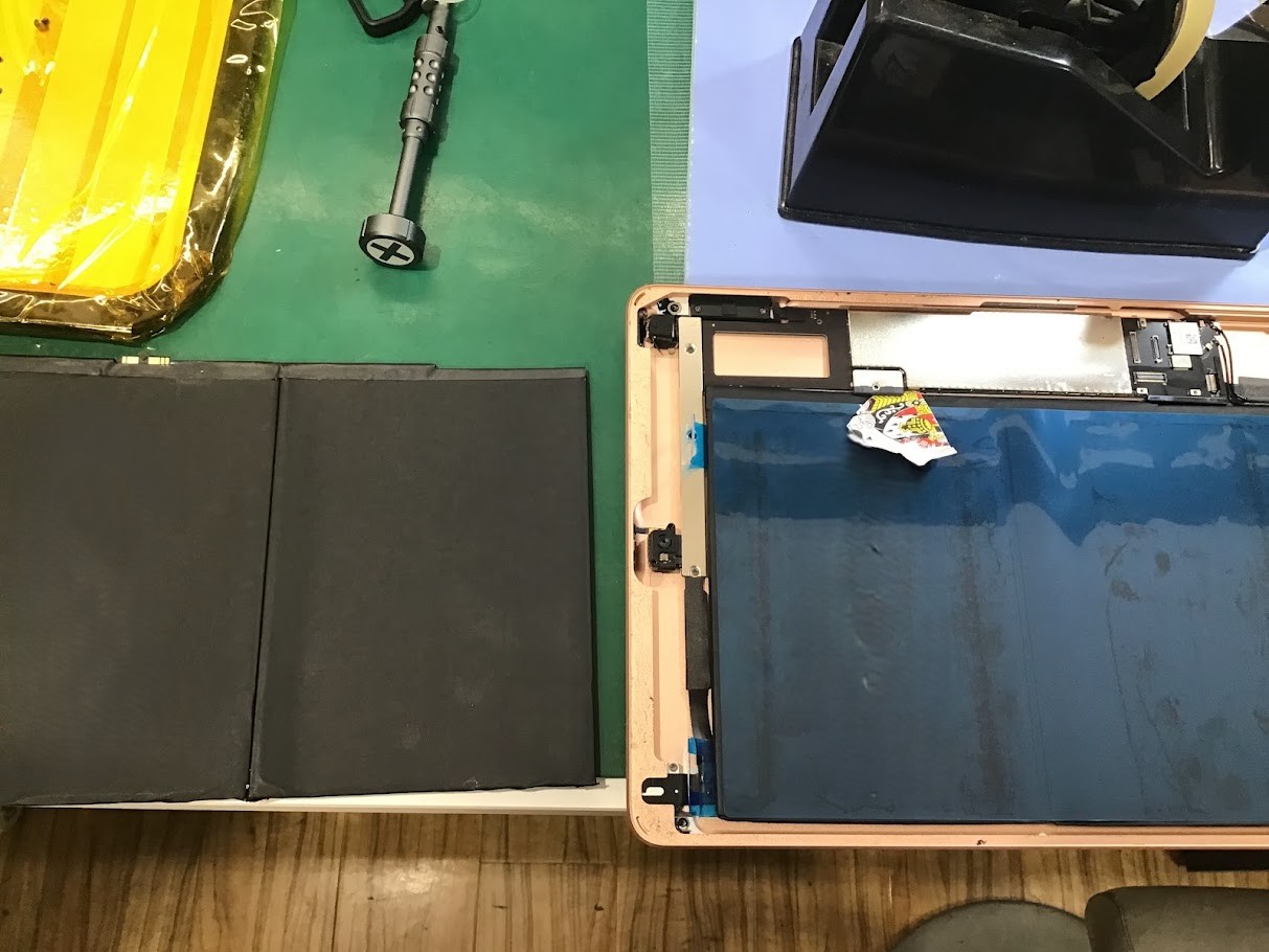 iPad第6世代のバッテリー交換ならデータそのまま修理可能なスマホ修理工房セレオ甲府店へ！