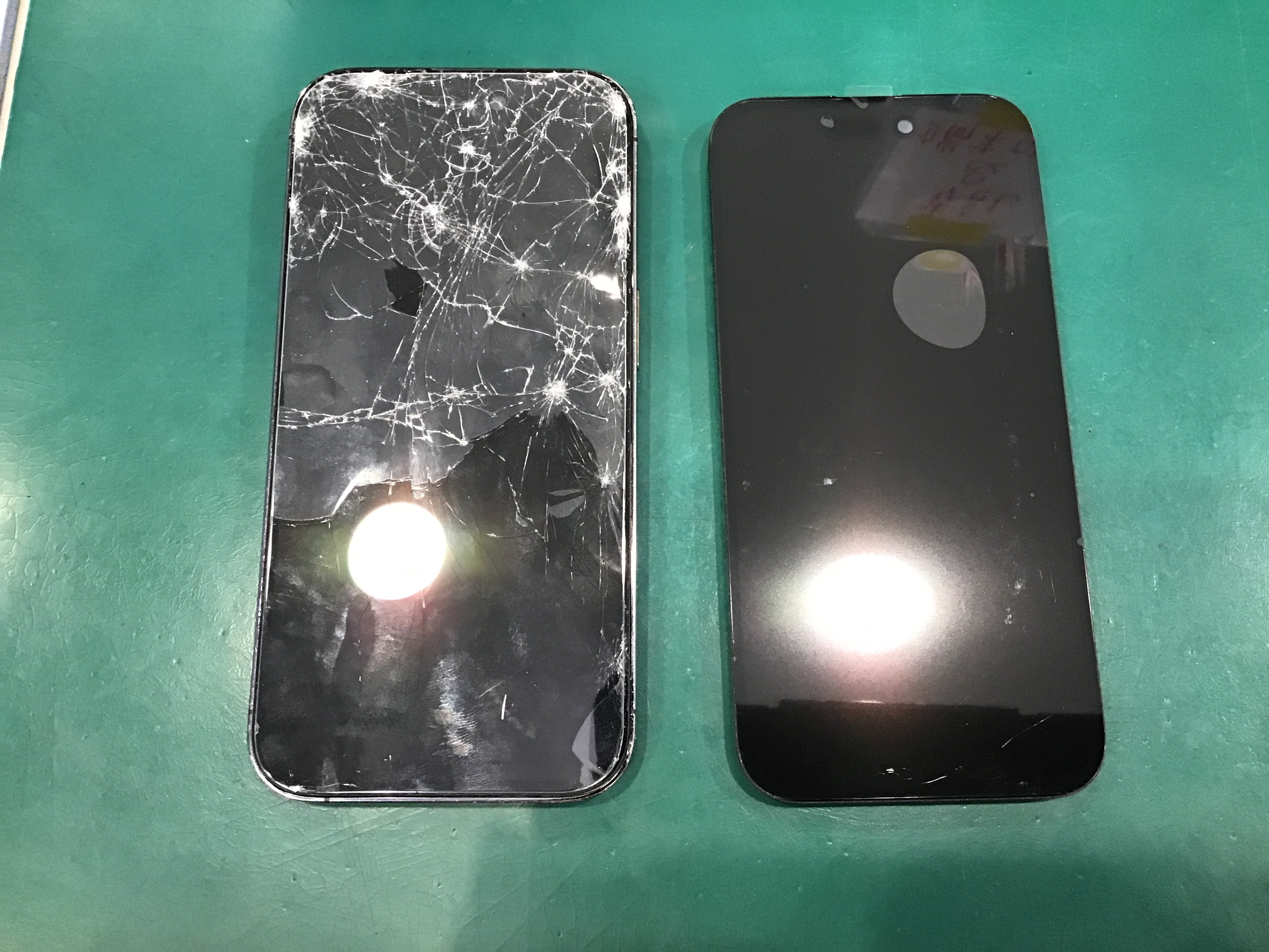 【iPhone13Pro修理】　データそのまま最短即日！大切なスマホを守るガラスコーティングもオススメ♪