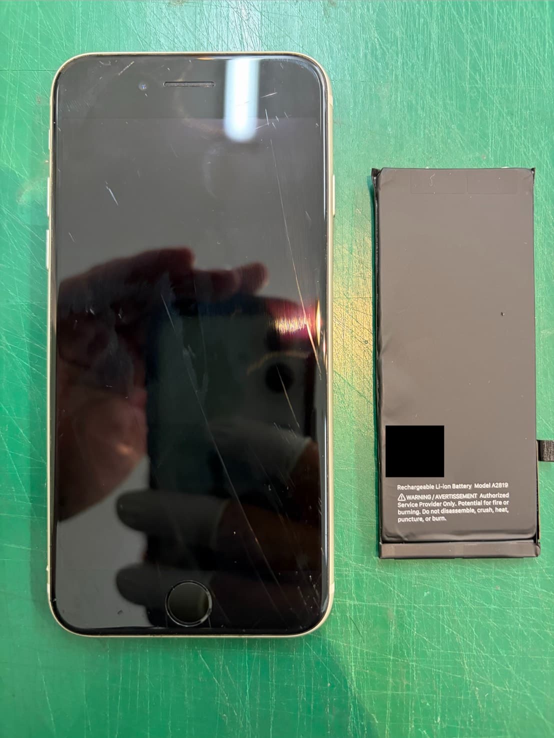 【iPhone SE3】のバッテリー交換の修理を承りました-スマホ修理工房和光市駅北口店-