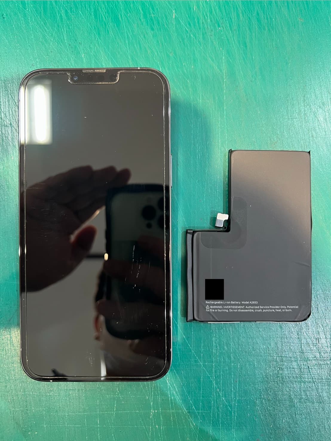 【iPhone 13ProMAX】のバッテリー交換の修理を承りました-スマホ修理工房和光市駅北口店-