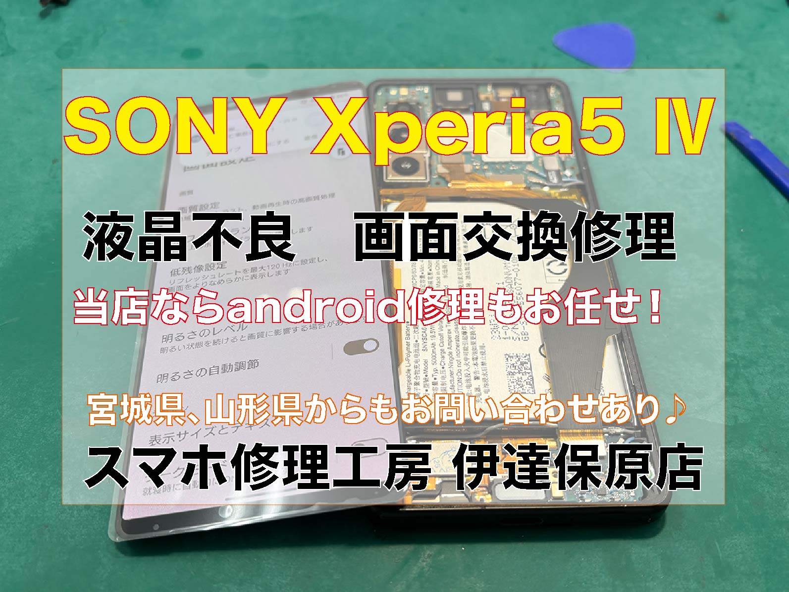 Xperia 5Ⅳ　画面交換