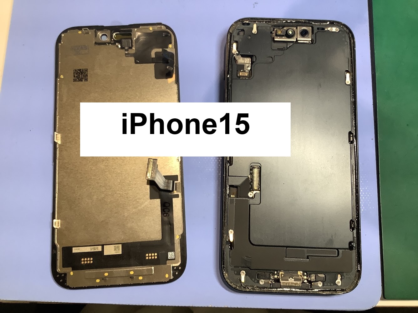 iPhone15の画面交換ならデータをそのまま・最短即日修理のスマホ修理工房ラザウォーク甲斐双葉店へ