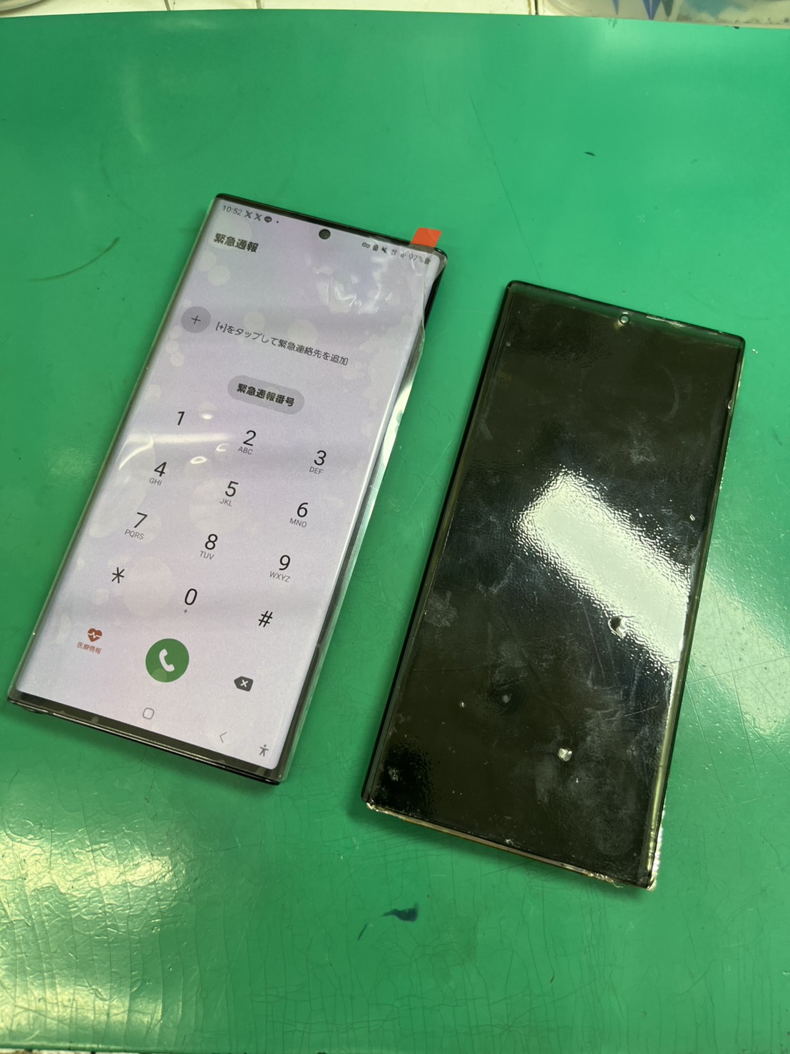 Galaxy Note20Ultra(ギャラクシー)画面表示不良につき、画面交換【スマホ修理工房大井町店】