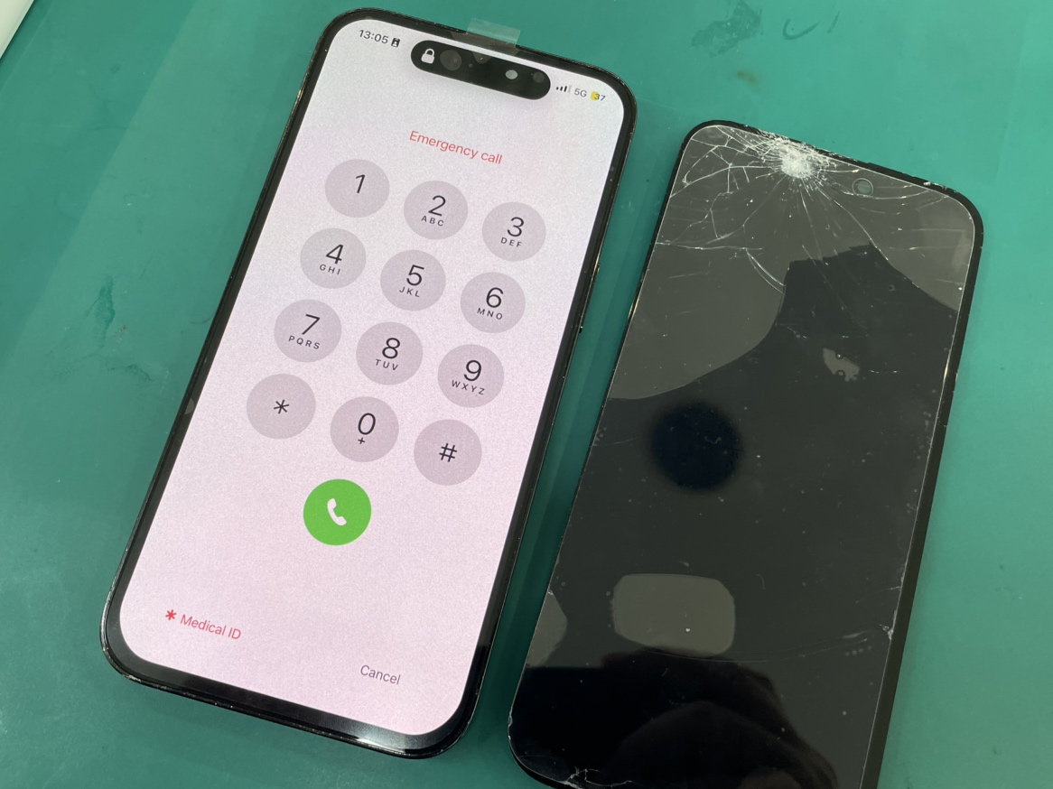 iPhone14ProMAXの画面割れを即日修理！高性能パネル交換を横浜関内で