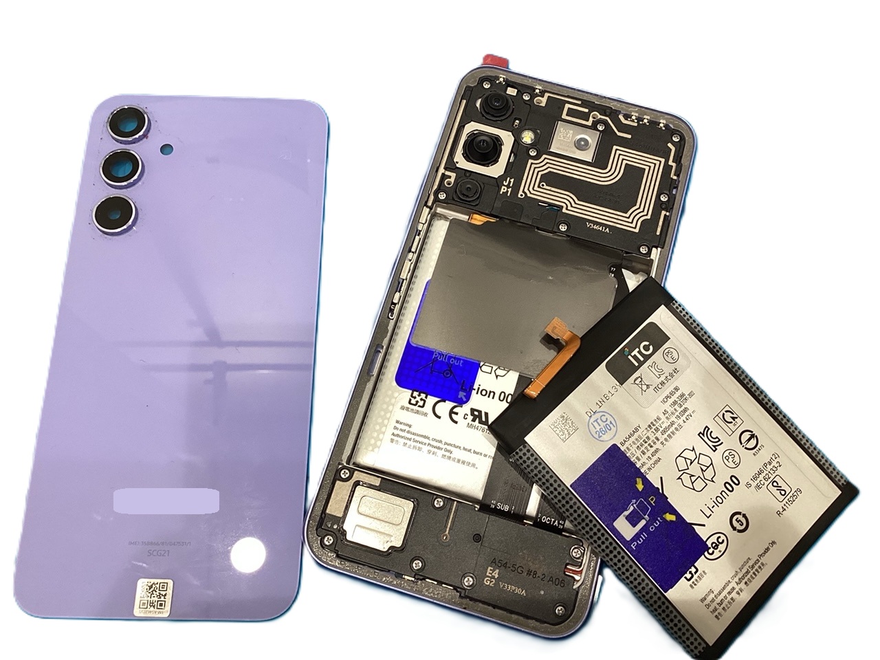 【Galaxy　A54　バッテリー交換を承っております！スマホ修理工房アスティ静岡店です！】