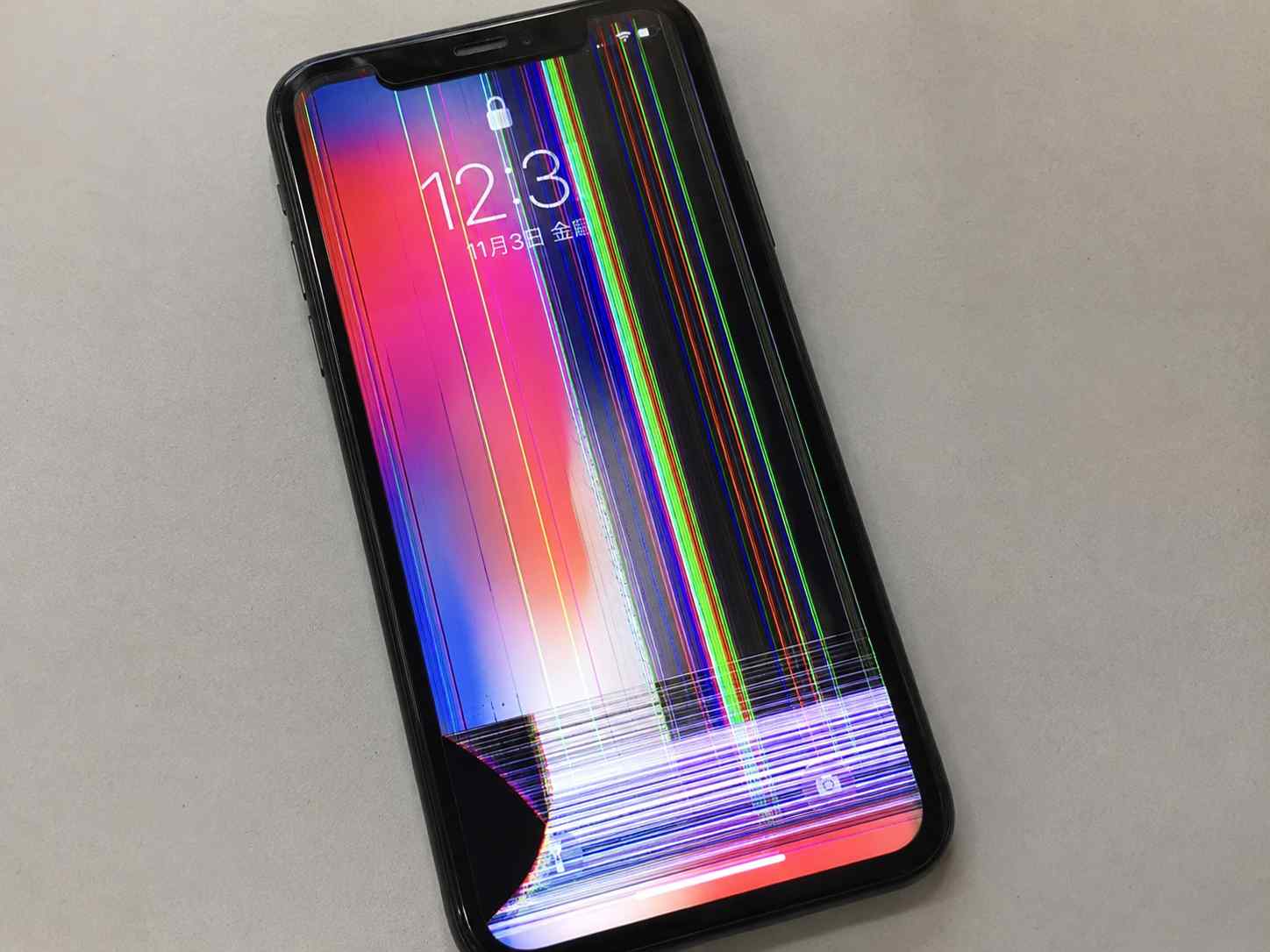 【iPhone17】落として画面が映らなくなったら、スマホ修理工房カインズ前橋吉岡店へ！