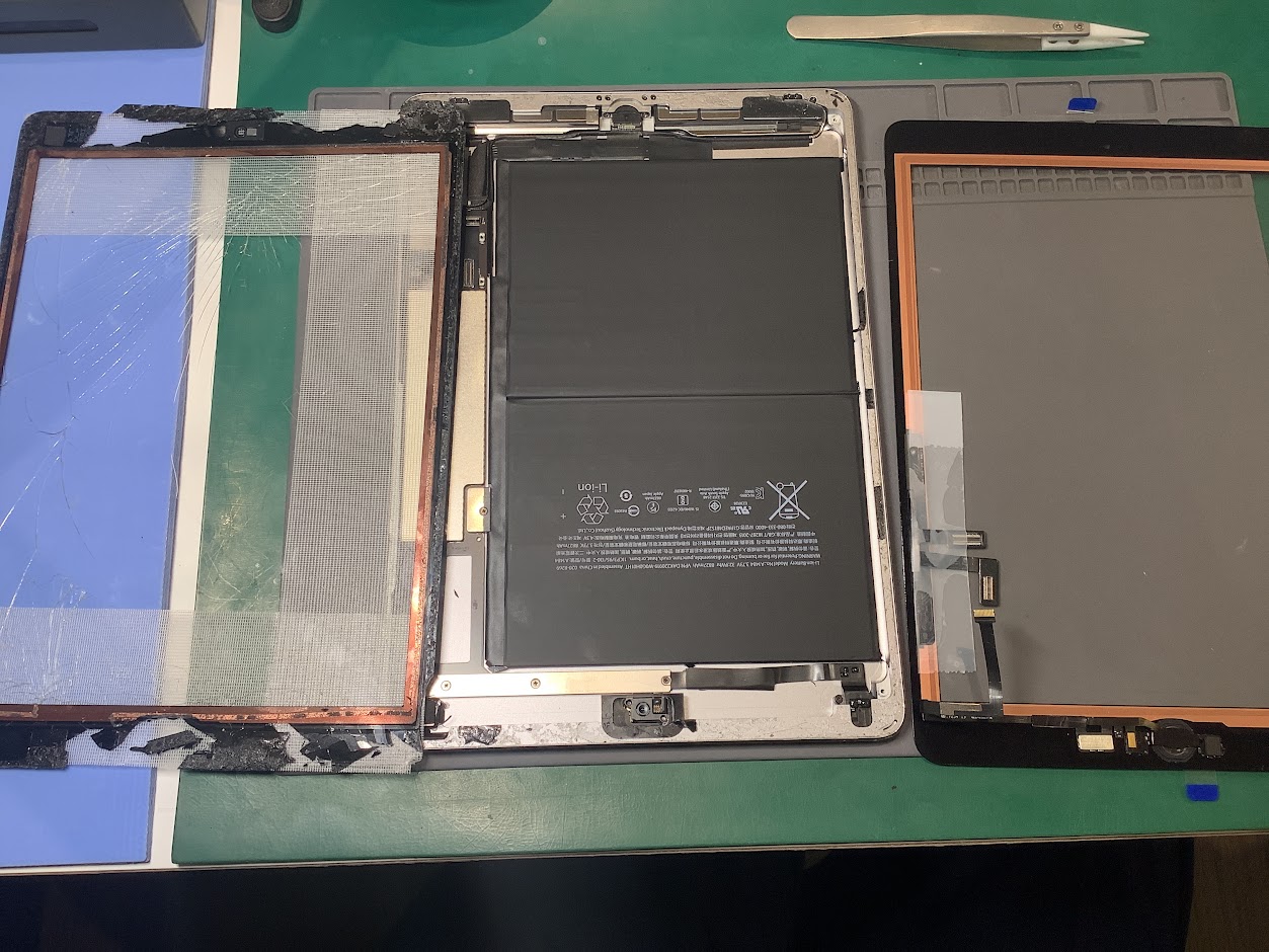 iPad9の画面交換ならデータをそのまま・最短即日修理のスマホ修理工房西八王子店へ