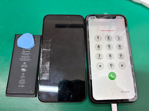 iPhoneXR(アイフォンテンアール)画面割れ、バッテリー交換 【江古田店】