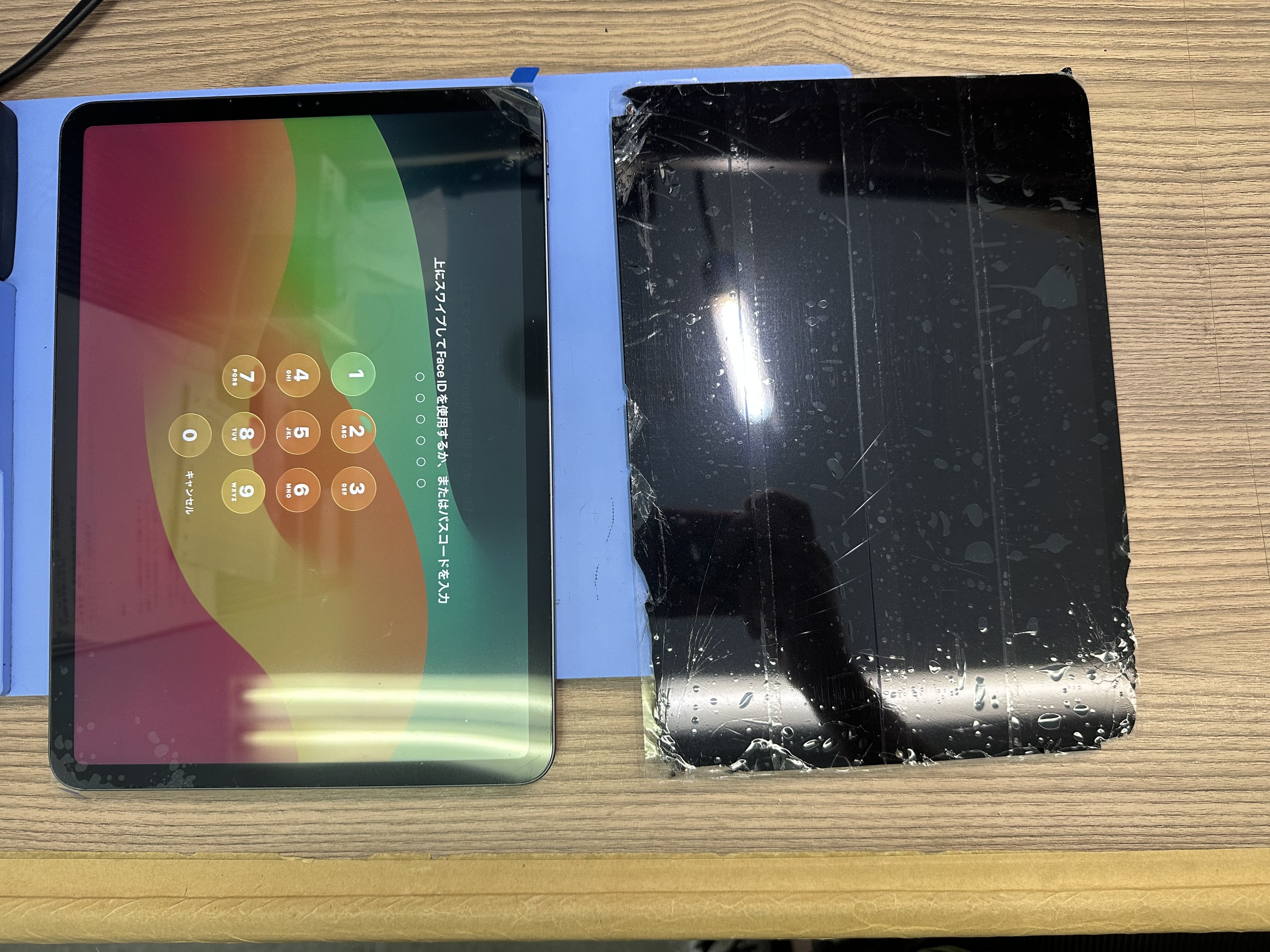 【iPad Pro 11 第二世代】落下でガラスが割れた時は、スマホ修理工房カインズ前橋吉岡店へ！