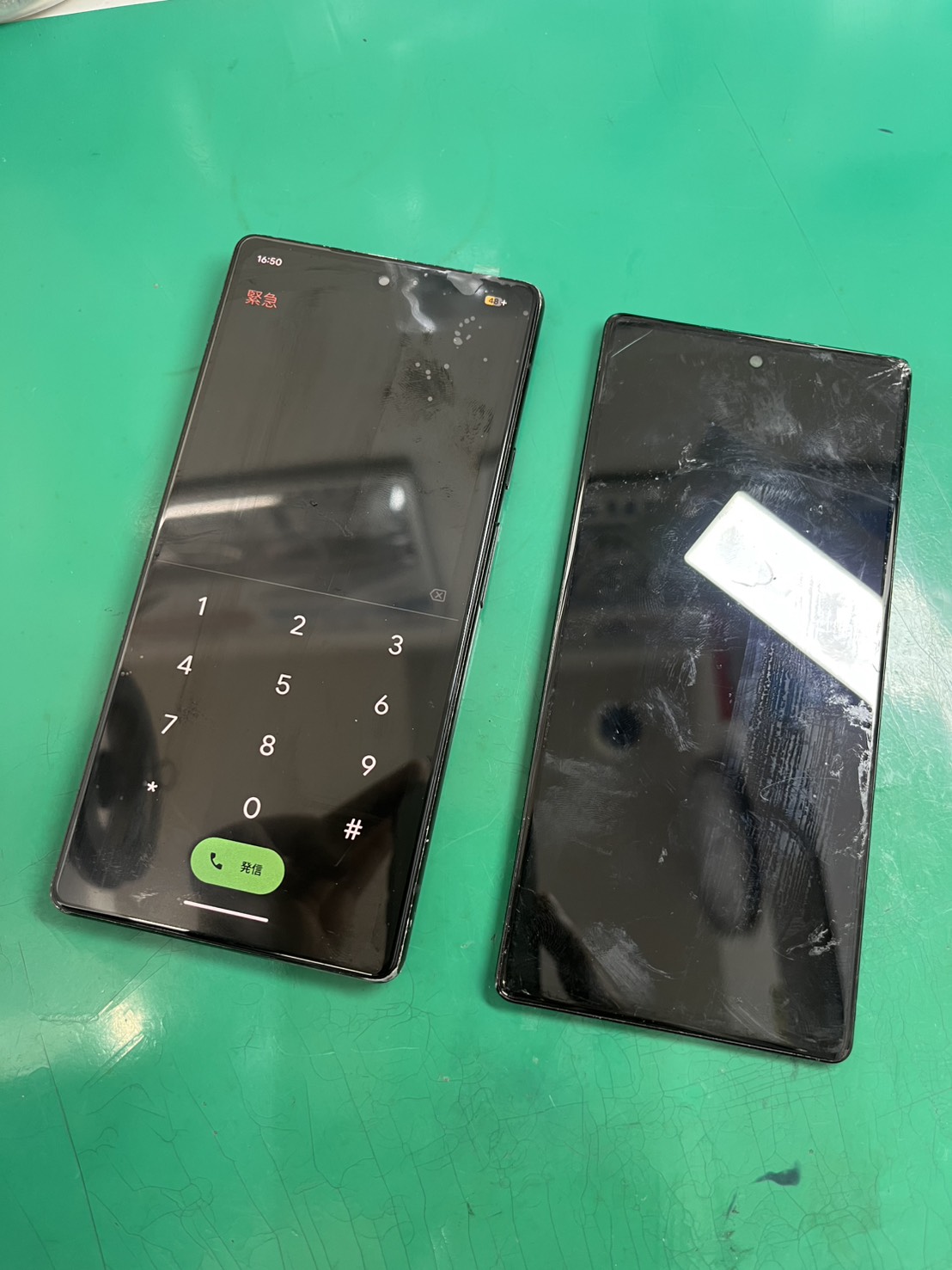 Pixelシリーズもお任せください！Pixel6(ピクセル6)画面表示不良につき、画面交換【スマホ修理工房大井町店】