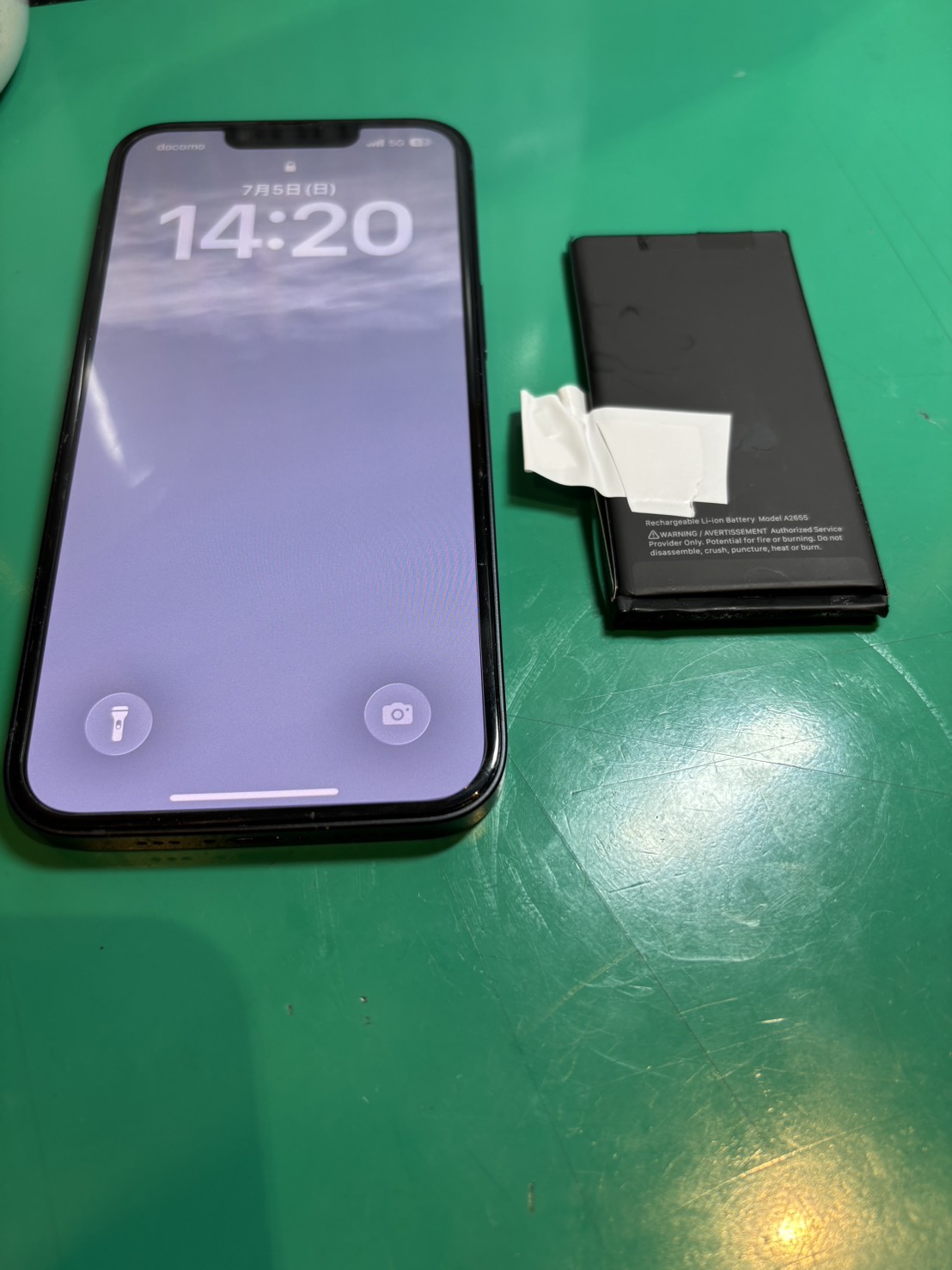 iPhone13のバッテリーを交換しました！【スマホ修理工房 調布パルコ店】