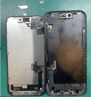 iphone15の液晶パネル交換をしました。
