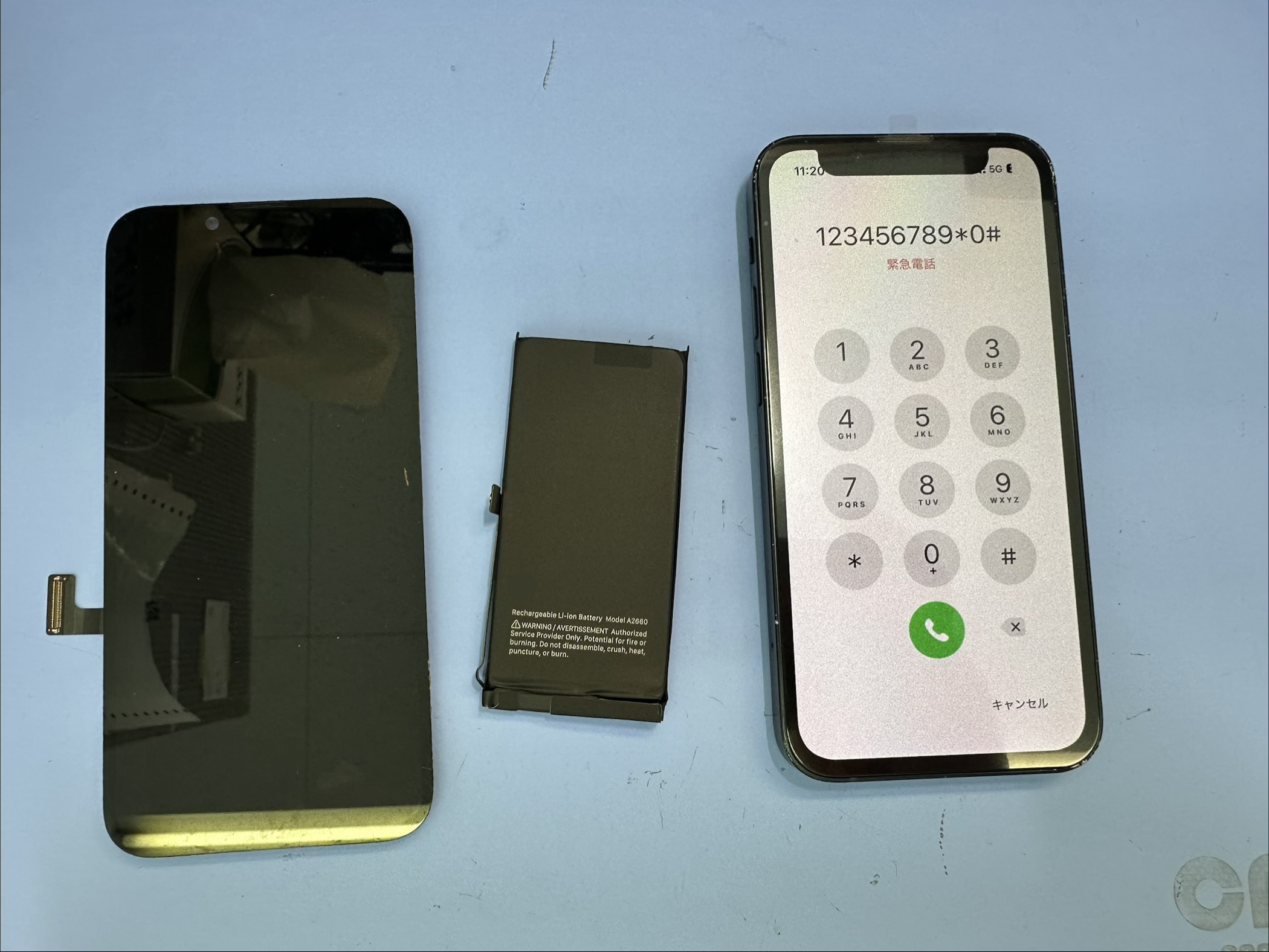 【iPhone13mini】画面が映らないそんな時はスマホ修理工房カインズ前橋吉岡店へ！
