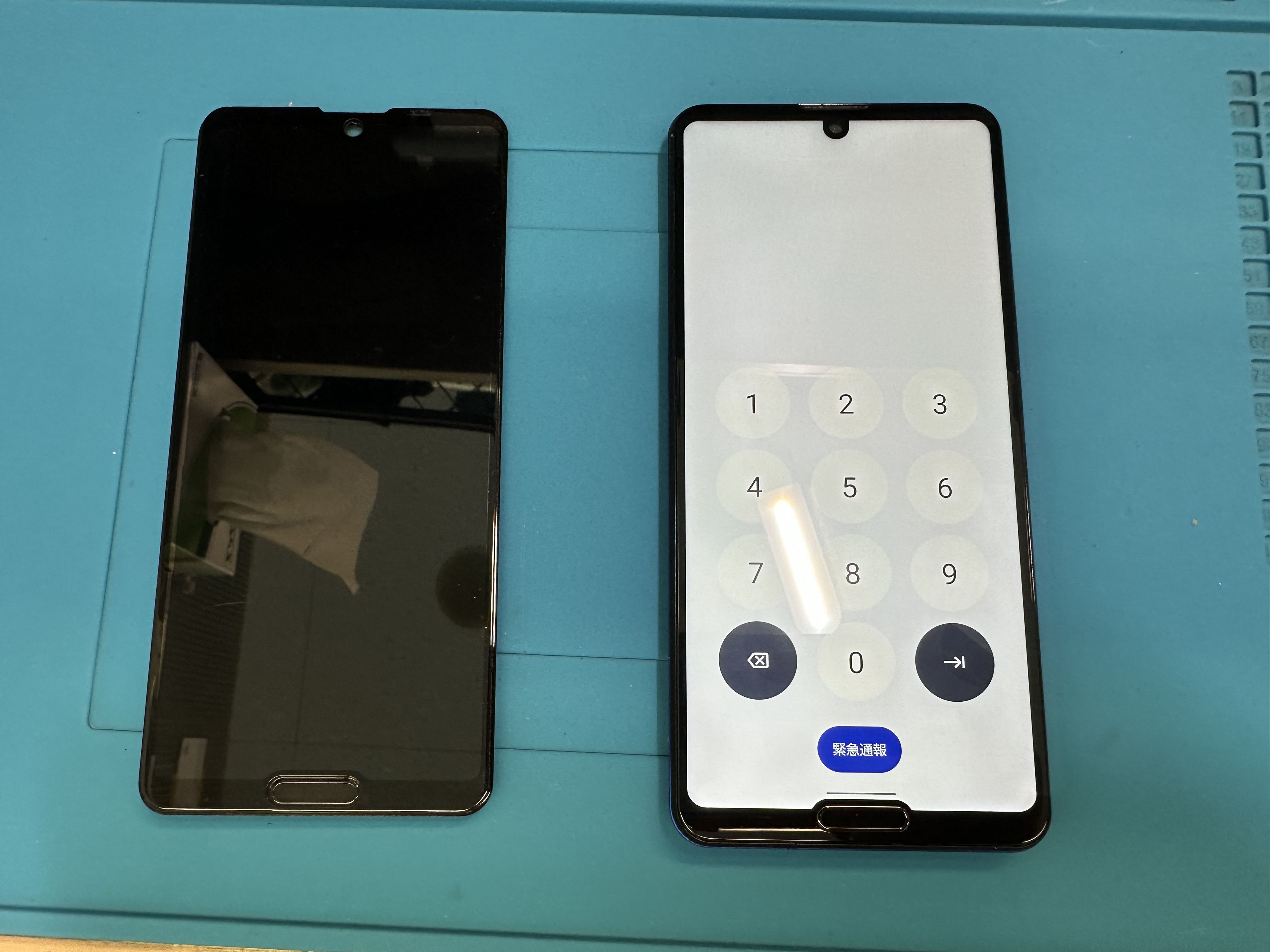 【AQUOS R5G】画面のタッチが反応しない時は、スマホ修理工房カインズ前橋吉岡店へ！