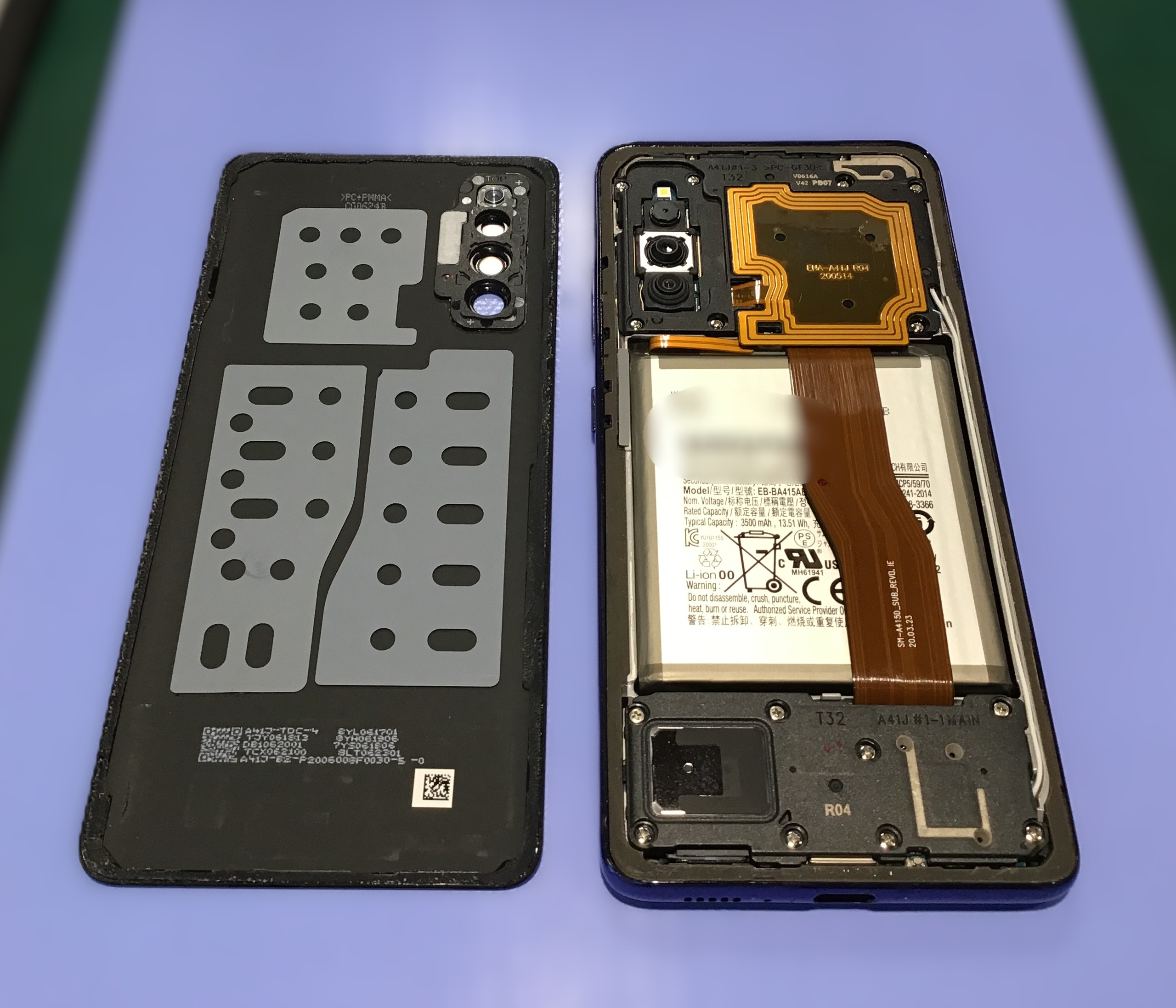Galaxy A41(SC-41A)】バッテリー交換をさせていただきました｜スマホ