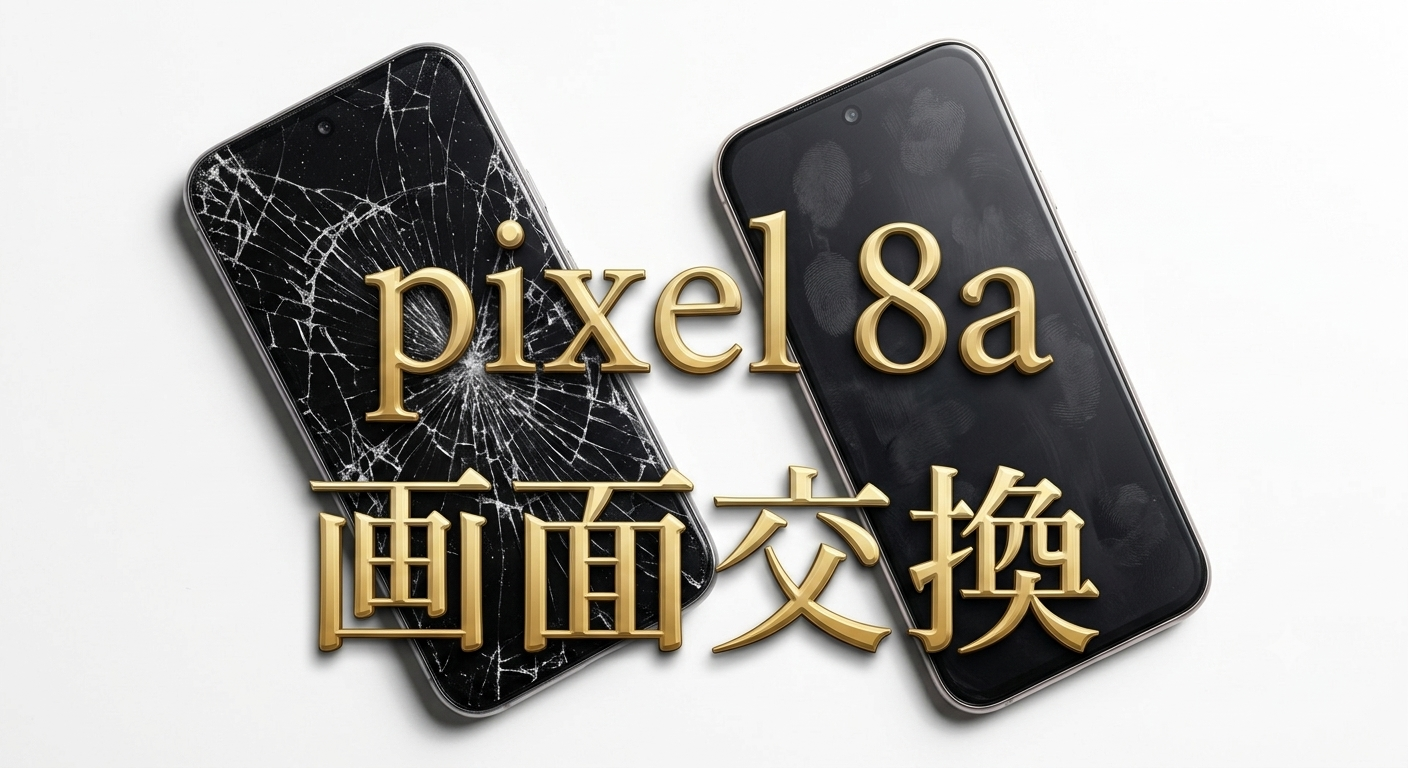 Google Pixel8a(グーグルピクセル8a)の画面交換修理を行いました！