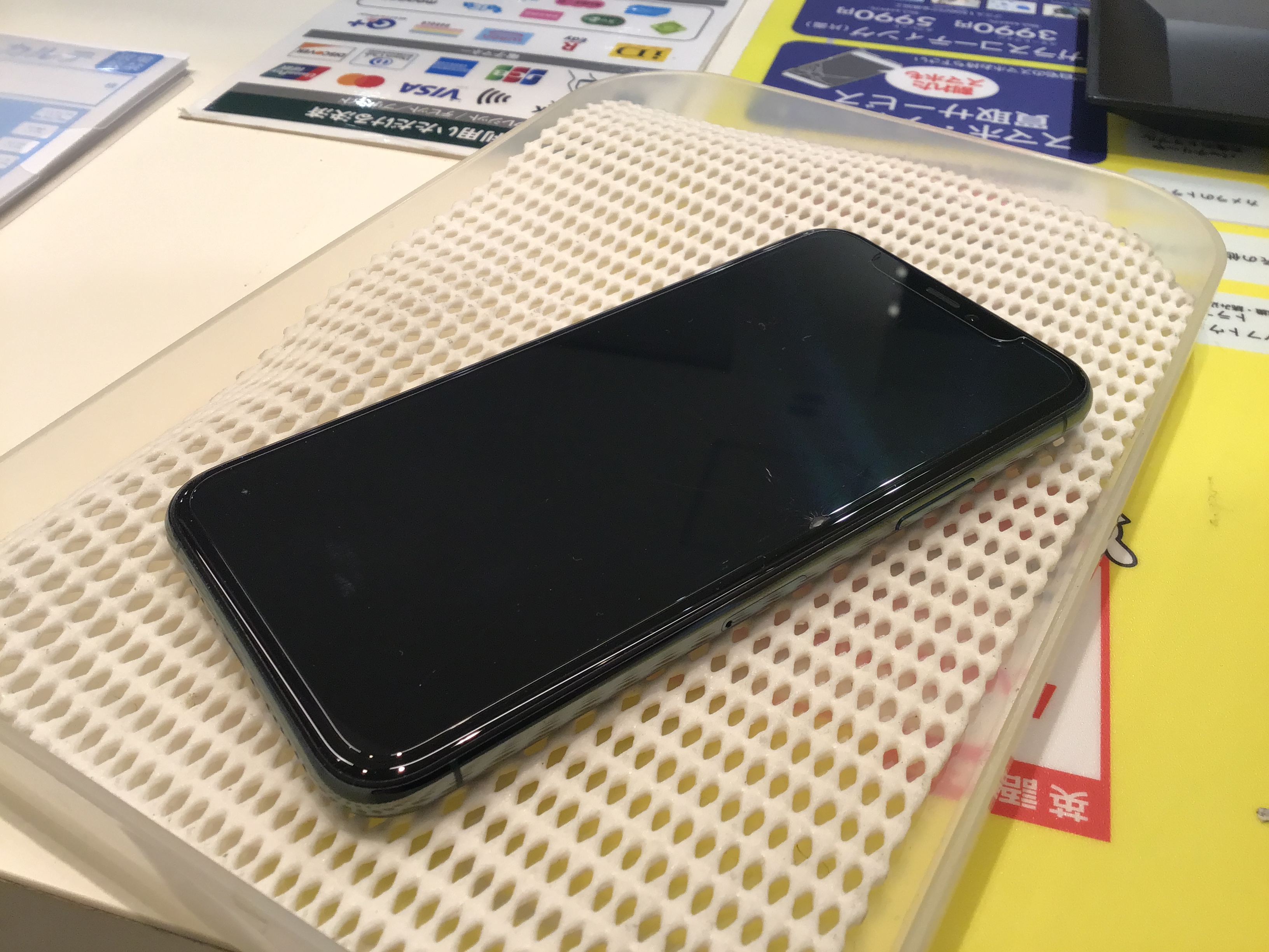 iPhoneXのバッテリー交換は、データそのまま・即日修理のスマホ修理工房　イーアス高尾店へ！