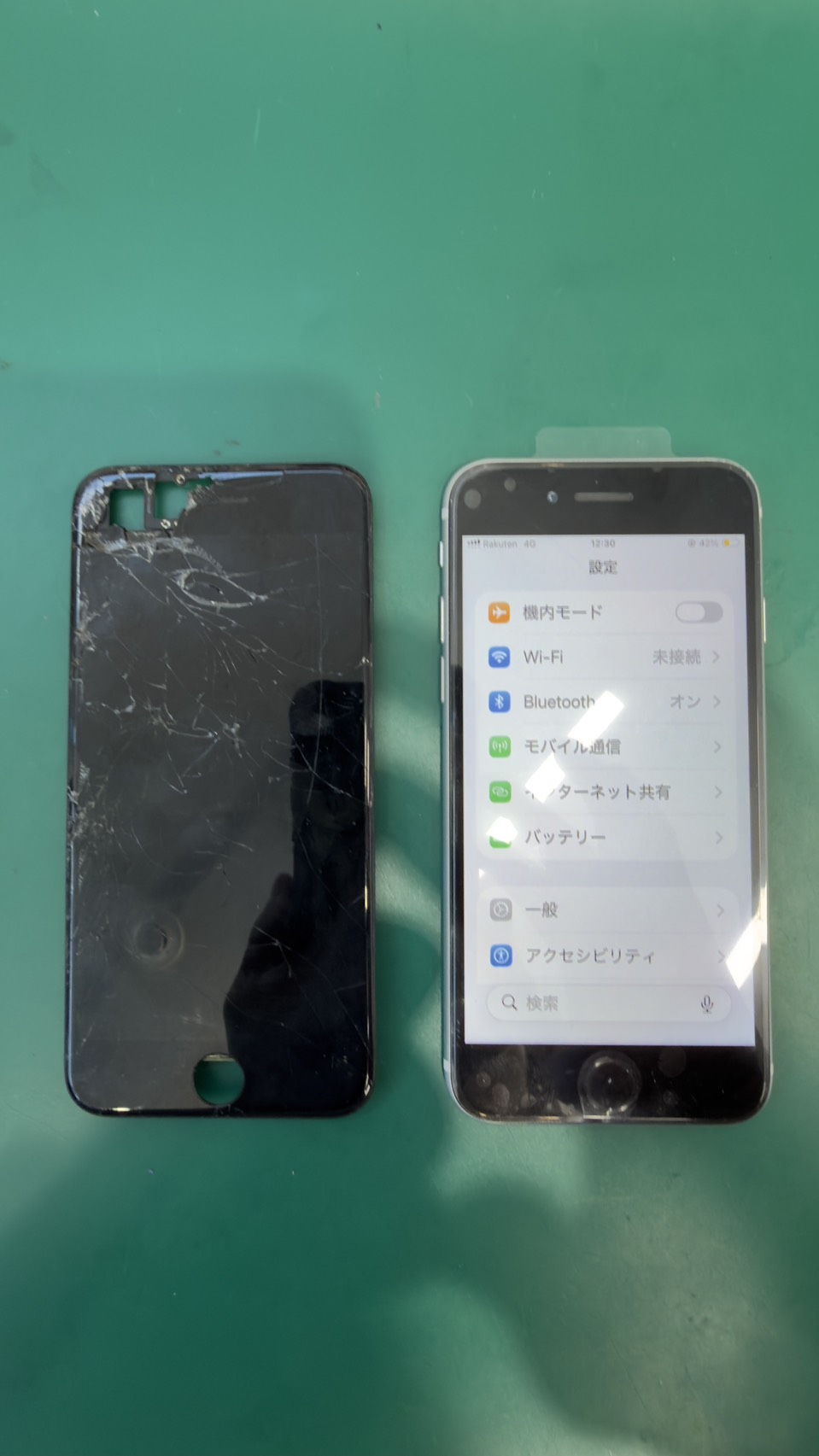 iPhone SE2(アイフォーン SE2)画面交換＆バッテリー交換【登戸・向ケ丘遊園店】