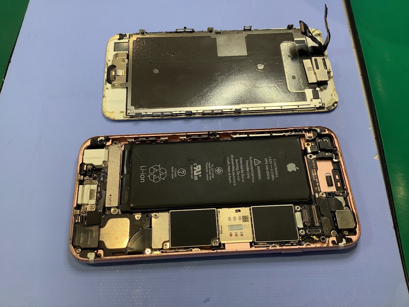 iPhone6Sのバッテリー交換ならデータをそのまま・最短即日修理のスマホ修理工房ラザウォーク甲斐双葉店へ